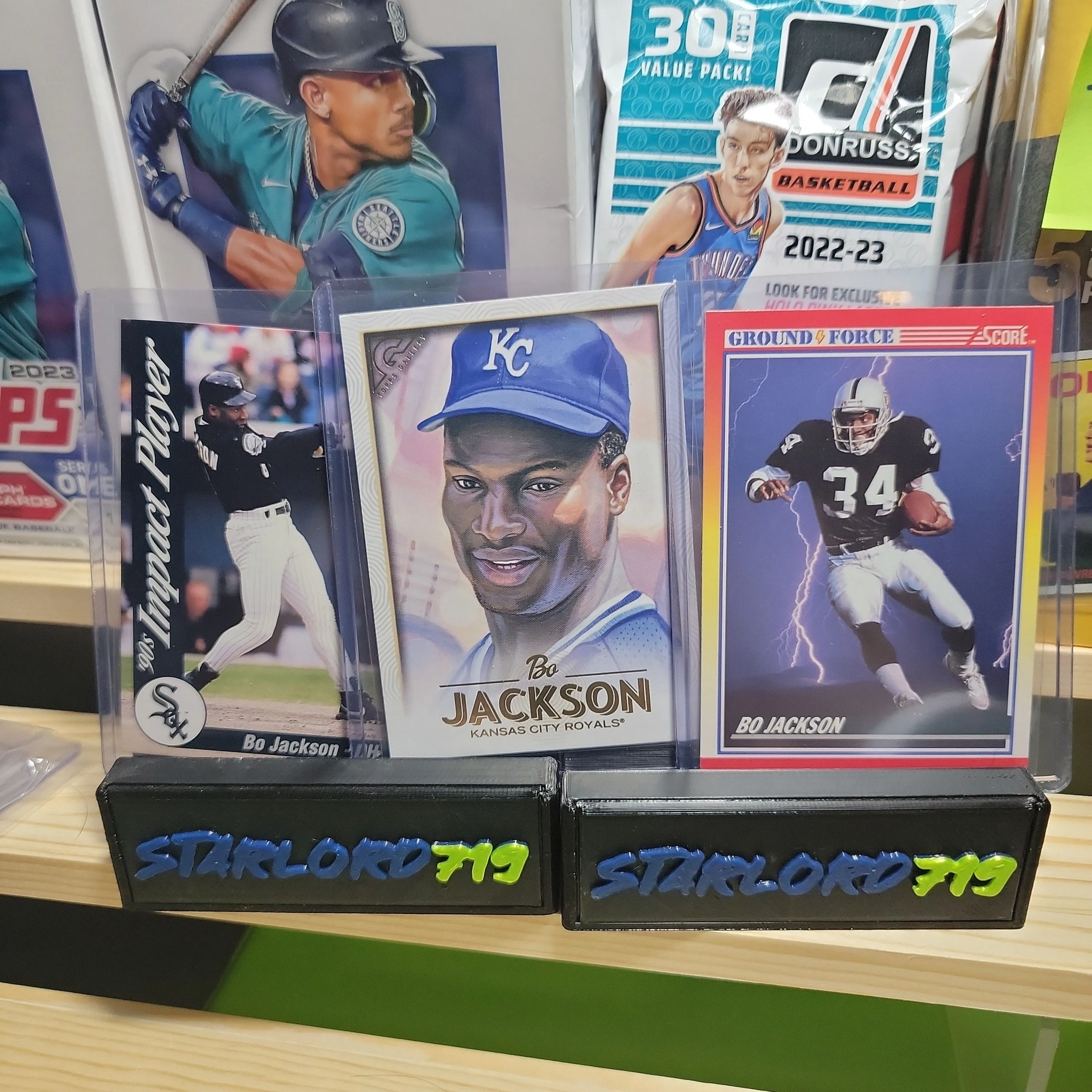 Product image for Bo Jackson 3 card Lot (BO1-3)