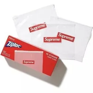 Product image for Supreme Ziploc Bags 1 Box of 30