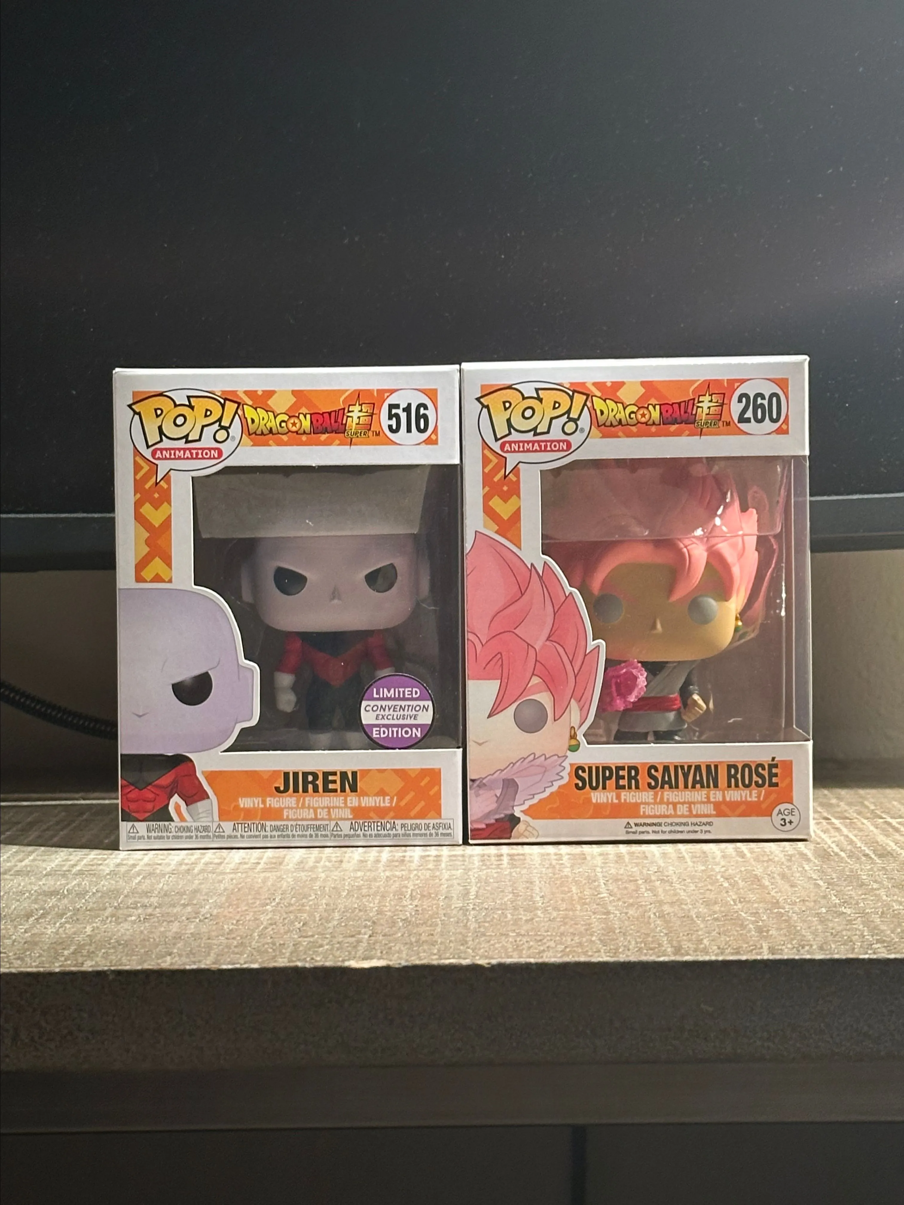 Product image for Dragon Ball Z - Super Saiyan Rosé Goku 260 & Jiren 516