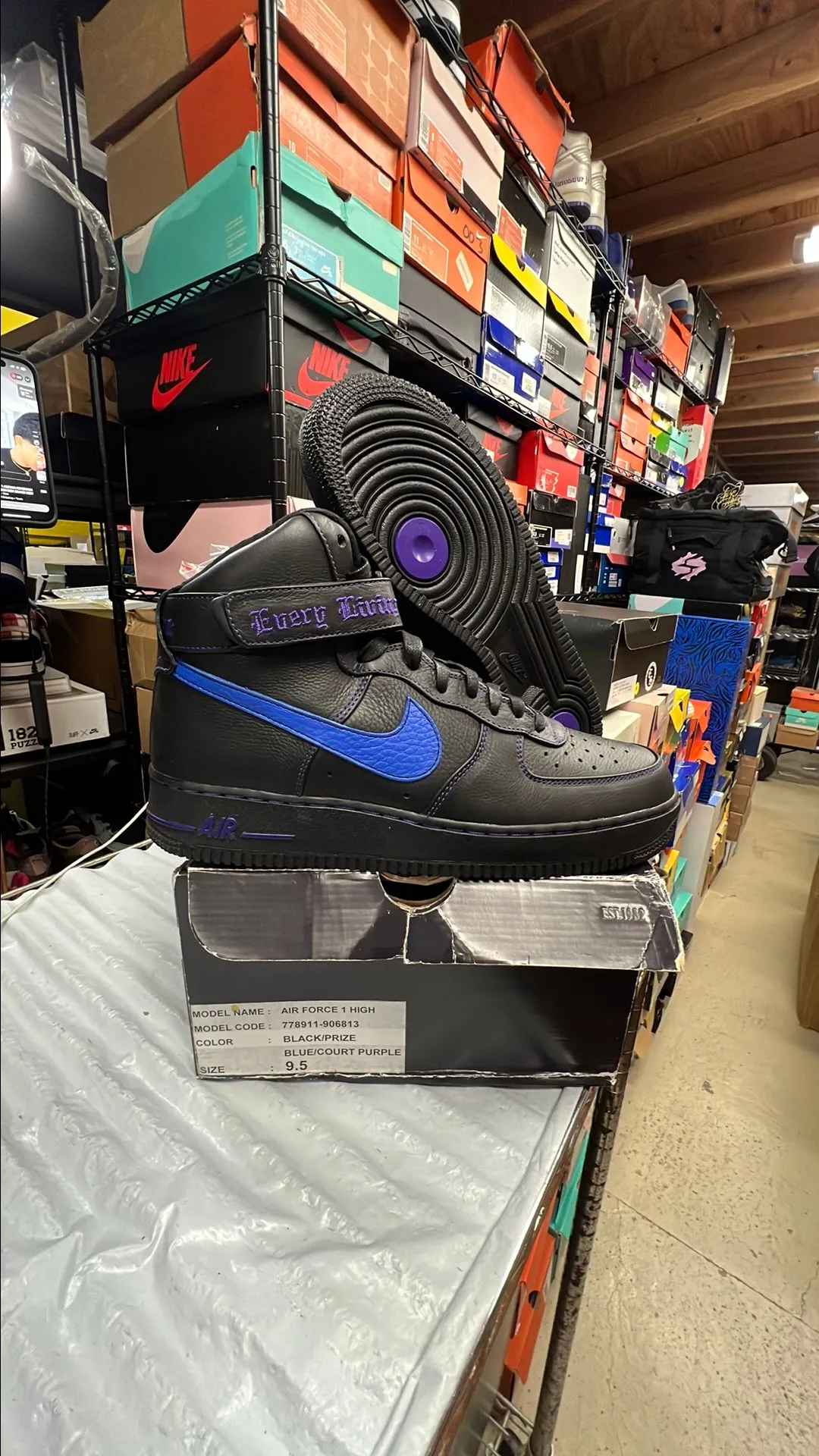 Product image for *1 OF 20 REQUEST SAMPLE* 2017 NIKE AF1 HIGH "VLONE SAMPLE" SIZE 9.5M BRAND NEW
