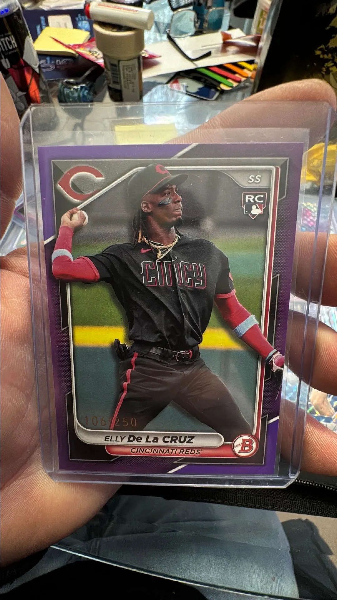 Product image for Ella De La Cruz  rc numbered 106/250 / Numbered noelvi marte