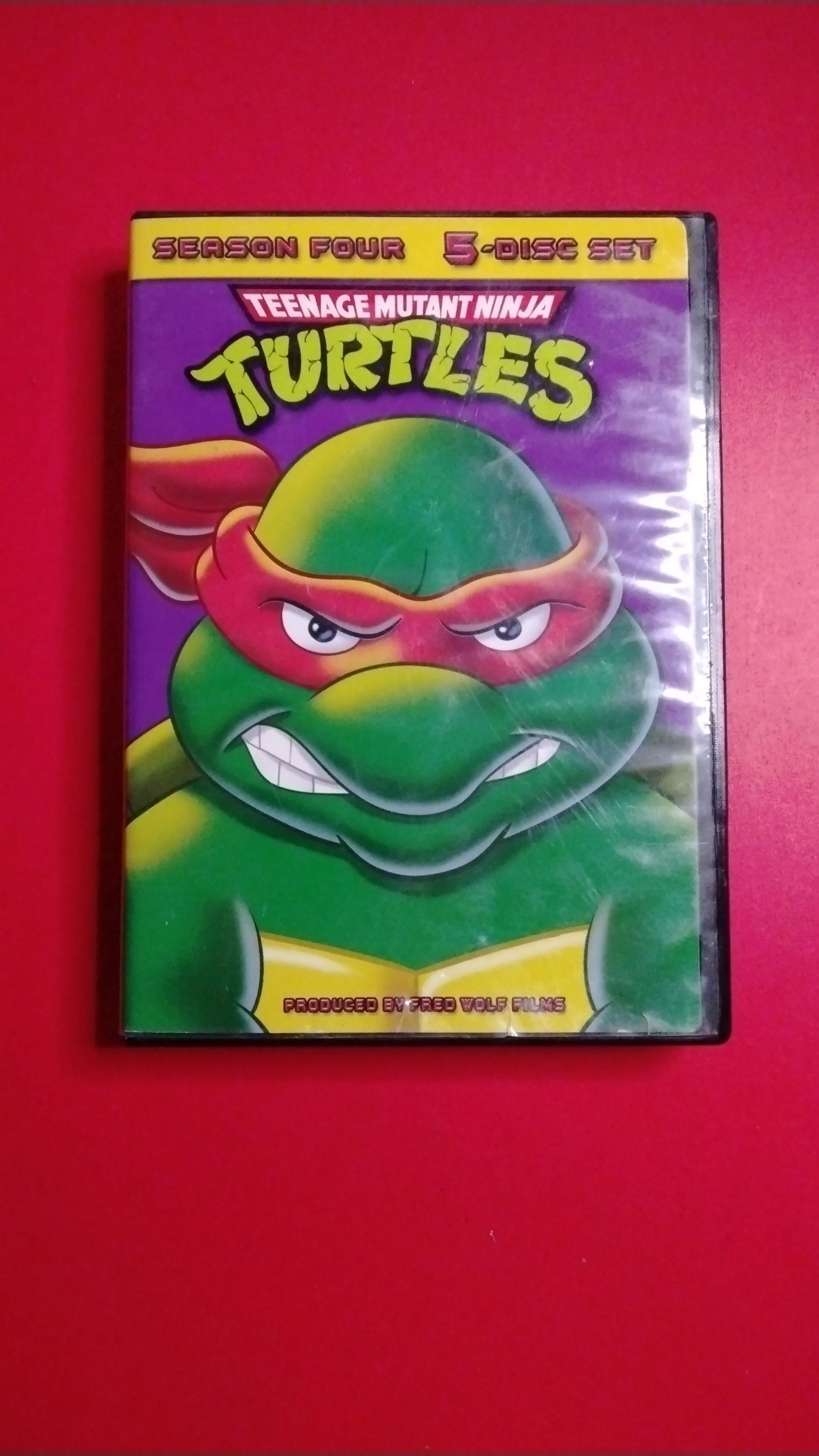 Product image for Teenage Mutant Ninja Turtles DVD set.  original series Season 4