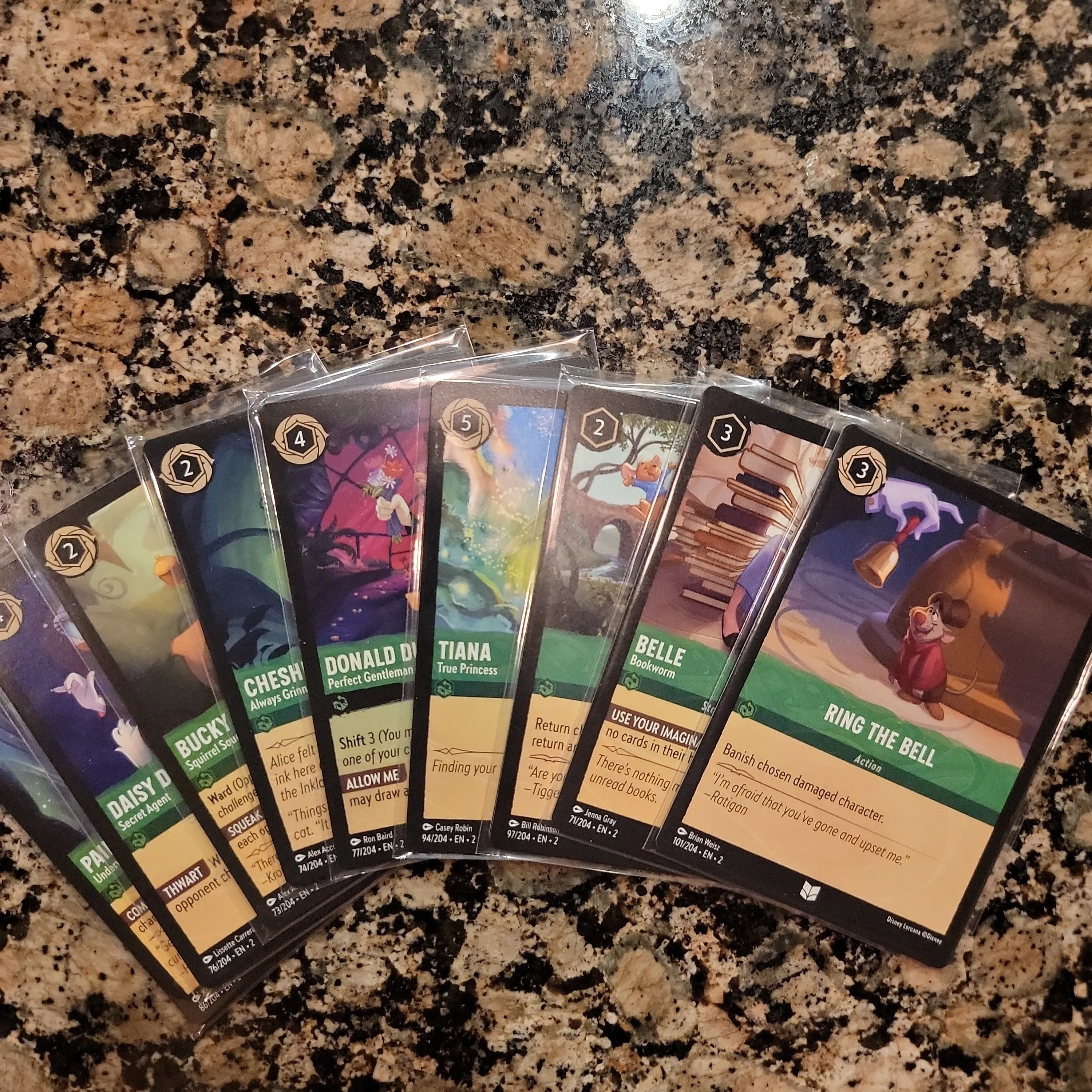 Product image for Lorcana! Full Emerald Uncommon playset from Rise of the Floodborn