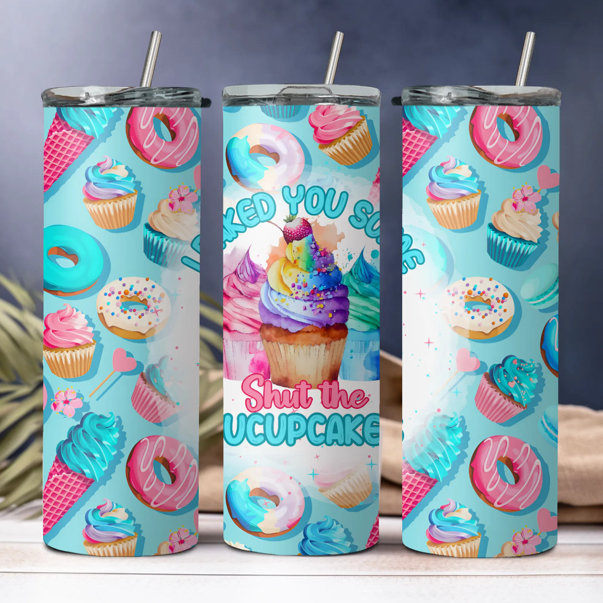 Product image for Funny and sarcastic 20oz stainless steel tumbler with lid and straw