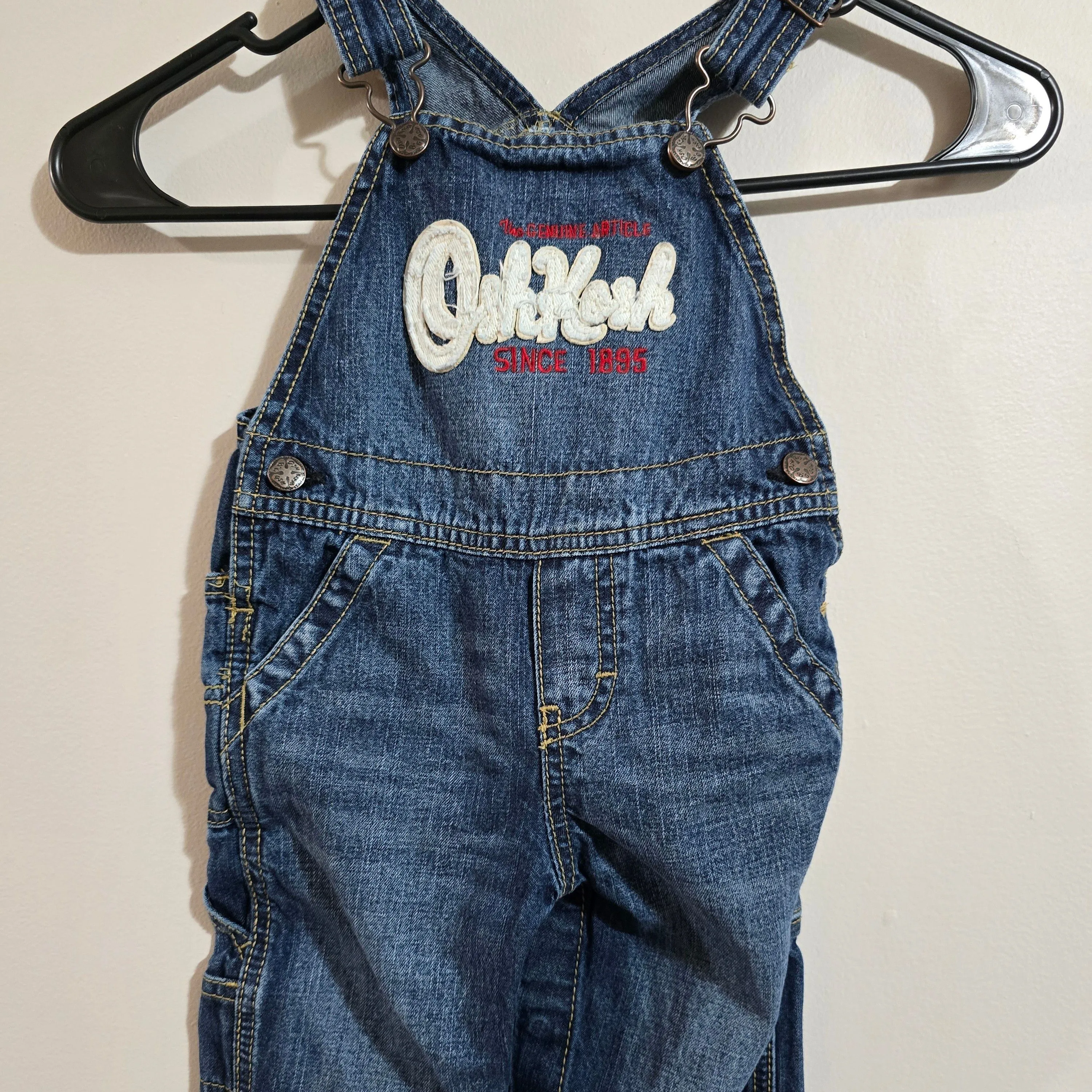 Product image for Big OshKosh Script Overalls sz 12mo