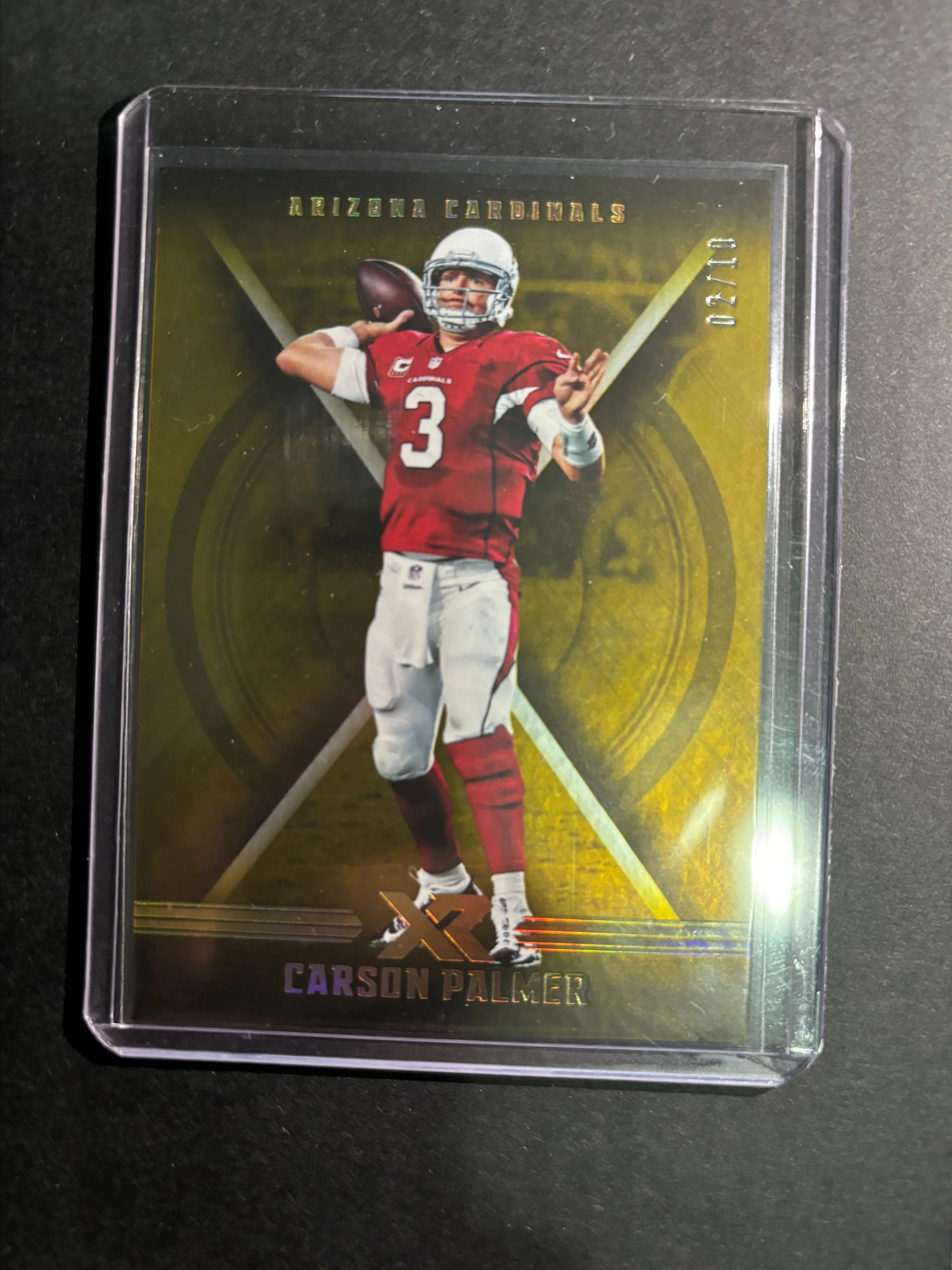 Product image for Carson Palmer 2017 Panini XR Gold #1 /10