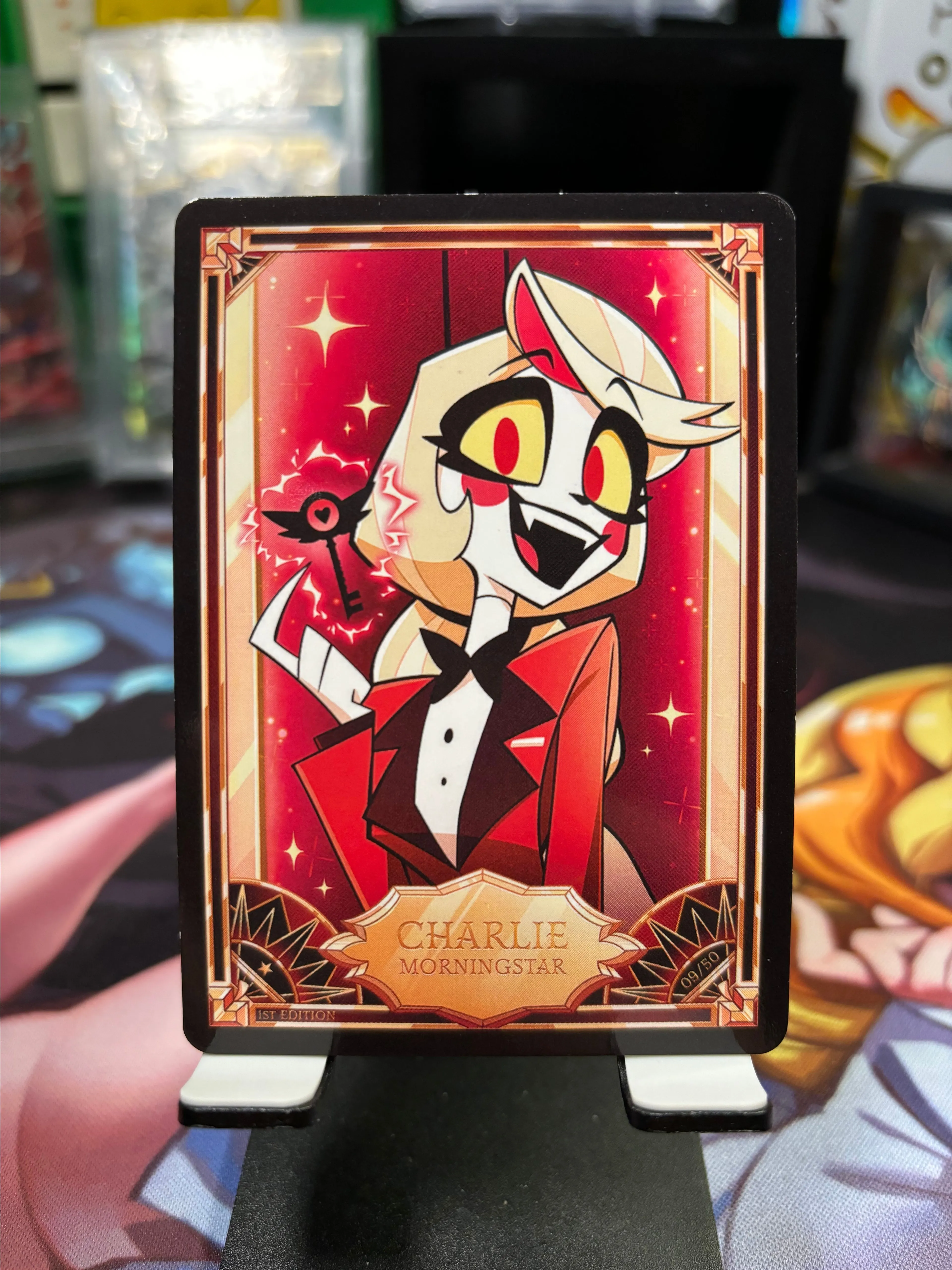 Product image for Hazbin Hotel Trading Card - Charlie Morningstar 09/50 - 1st Edition Non Holo