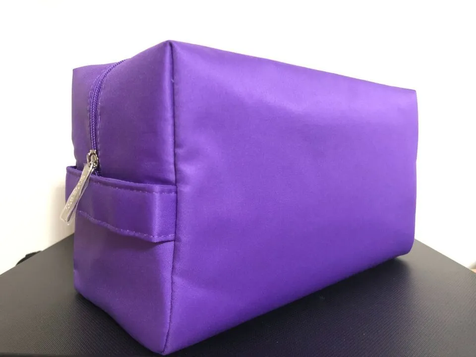 Product image for Clinique Skincare Makeup Beauty Cosmetic Train Case Travel Bag Purple