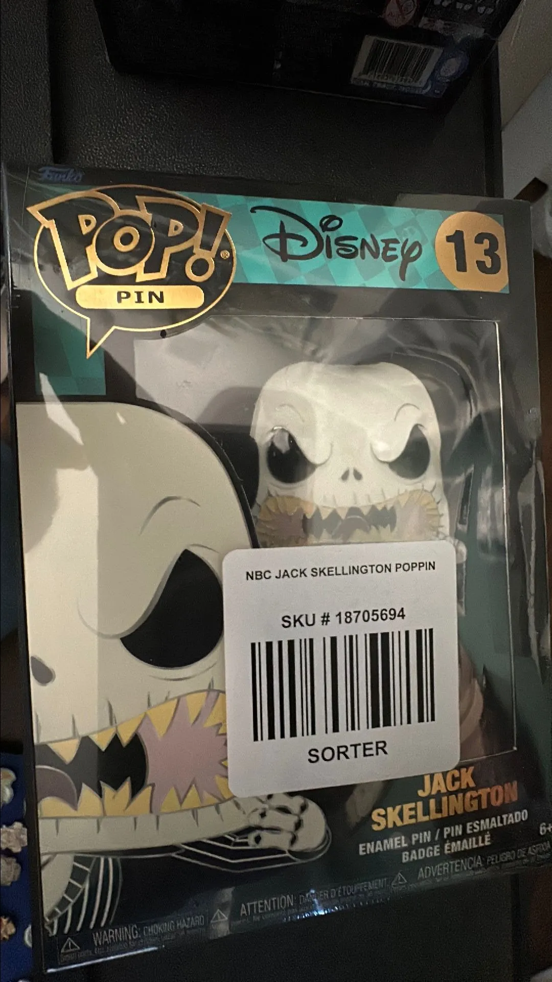 Product image for Jack Skellington Pop! Pin