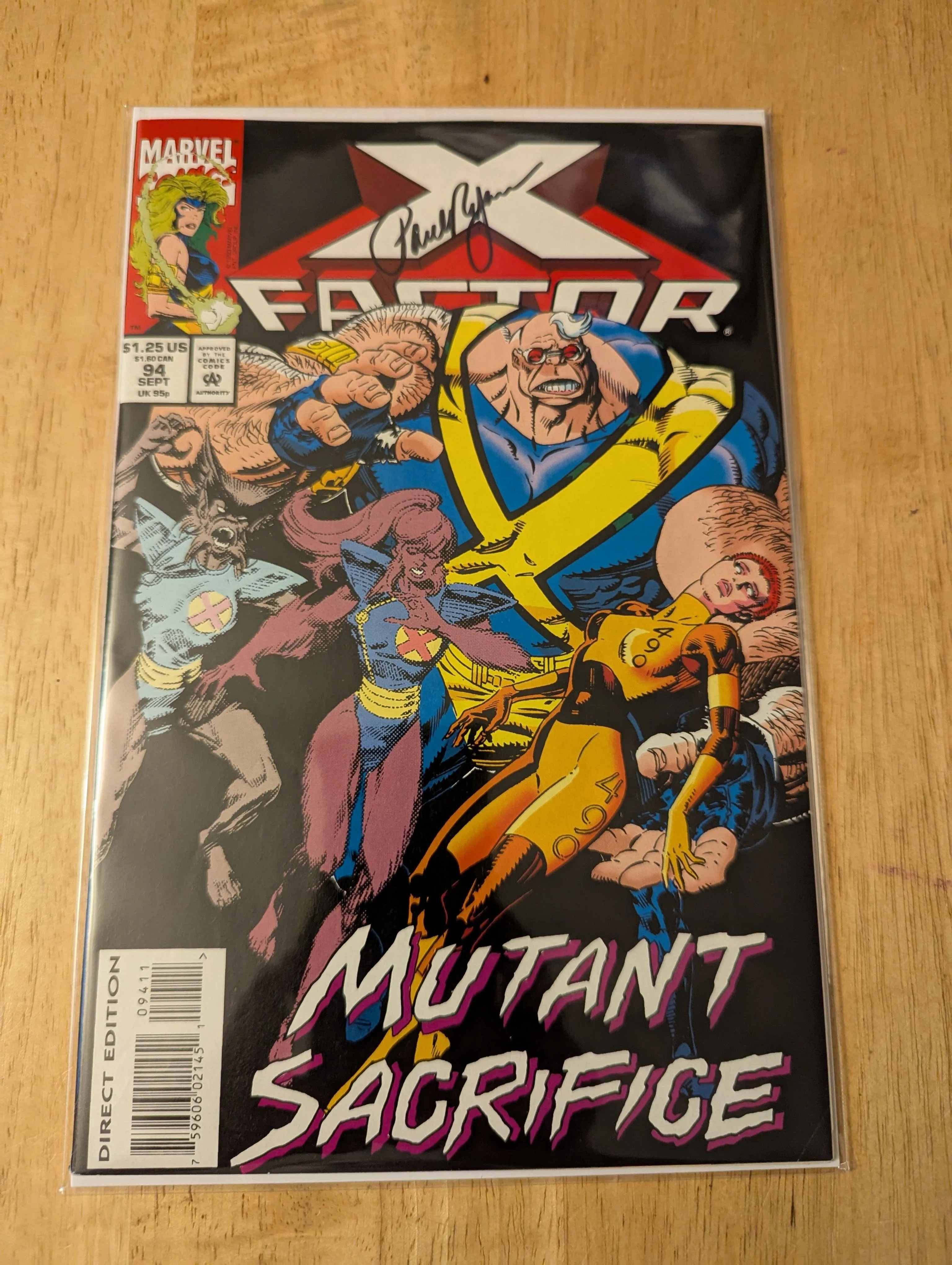 Product image for X-Factor #94, Signed by Artist PAUL RYAN, No COA