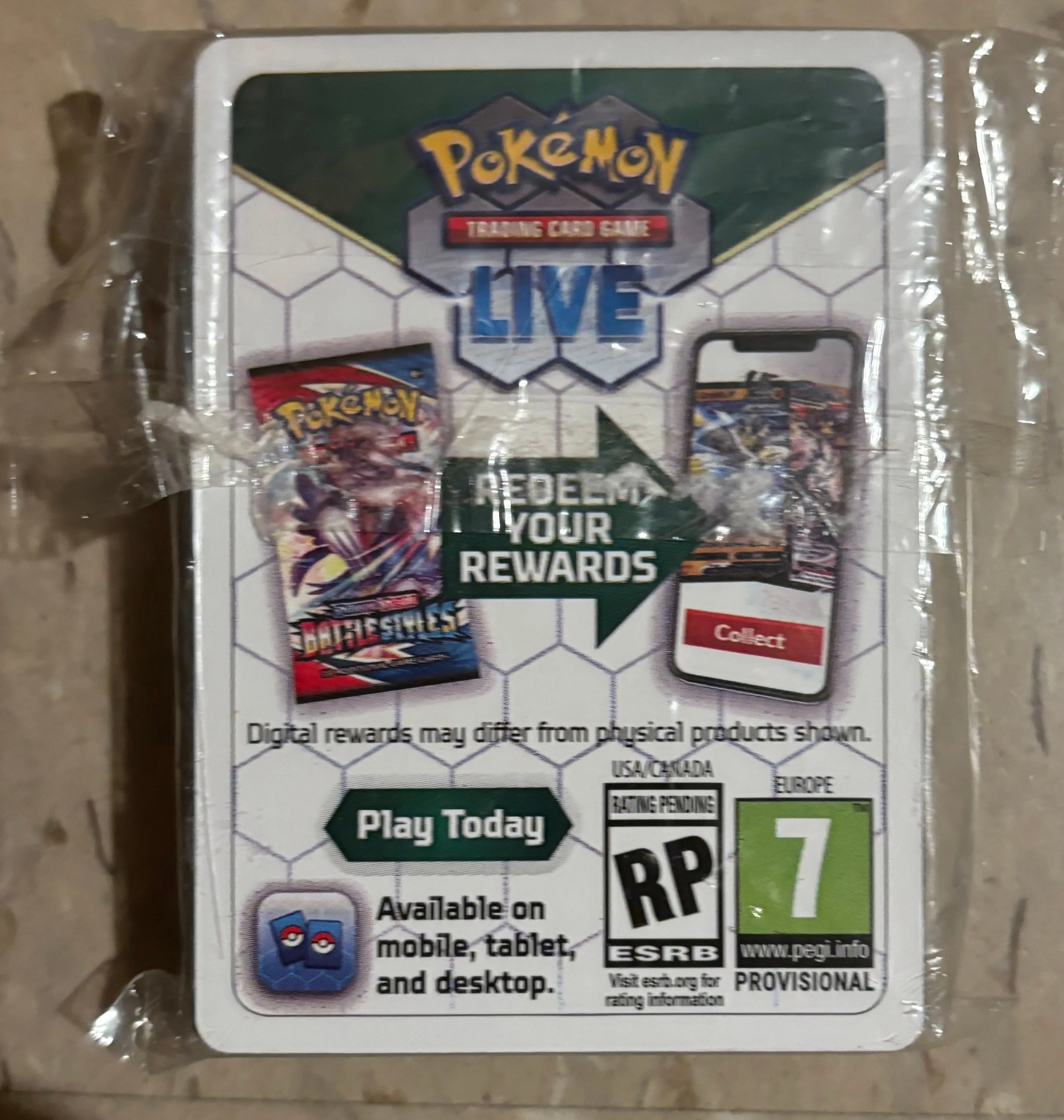 Product image for 89 Pokemon code card
