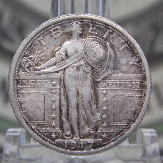 Product image for 1917 type 1 standing liberty quarter
