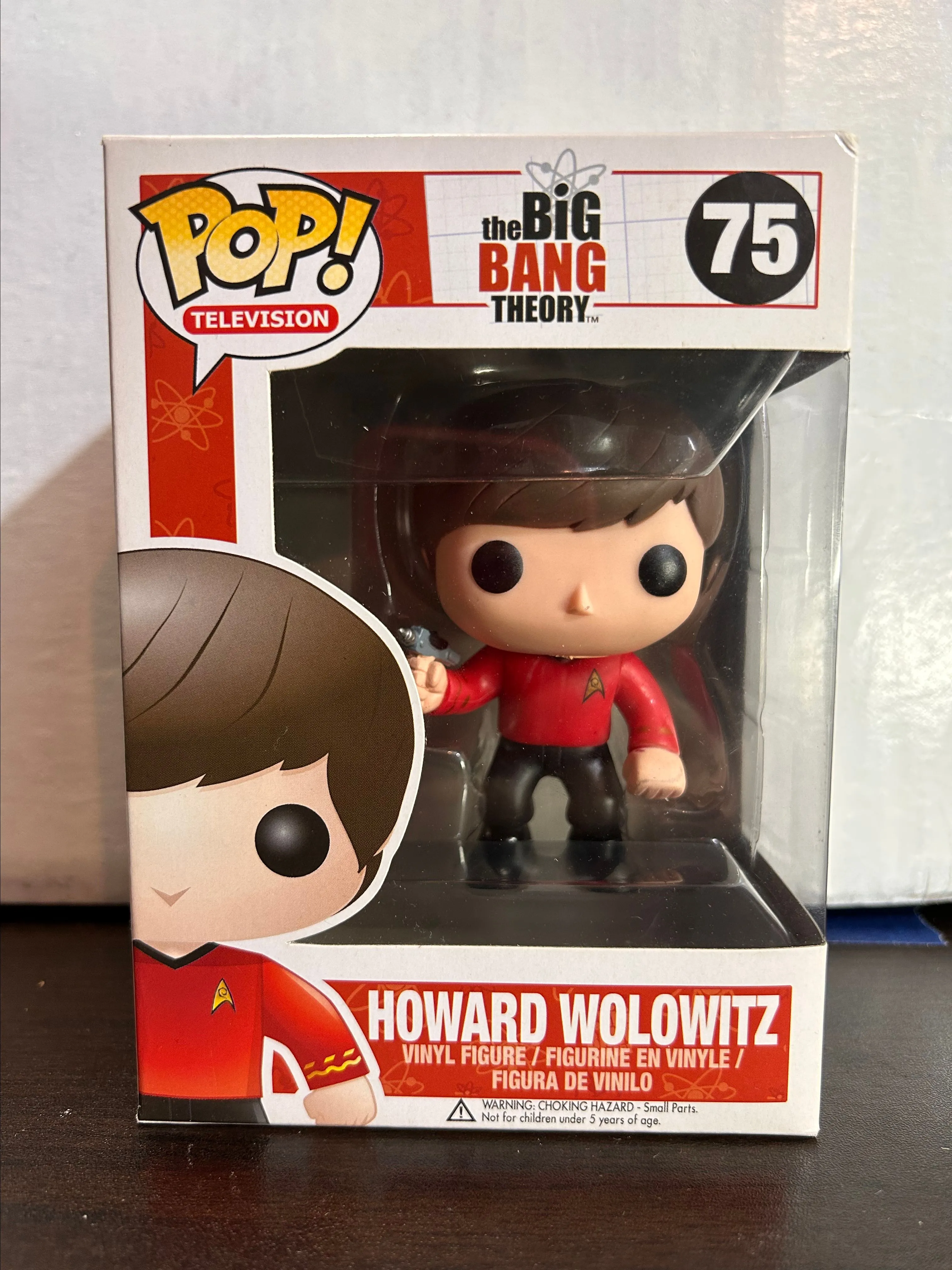 Product image for Howard Wolowitz (Star Trek) The Big Bang Theory Vaulted Television Funko Pop 75 with Protector.