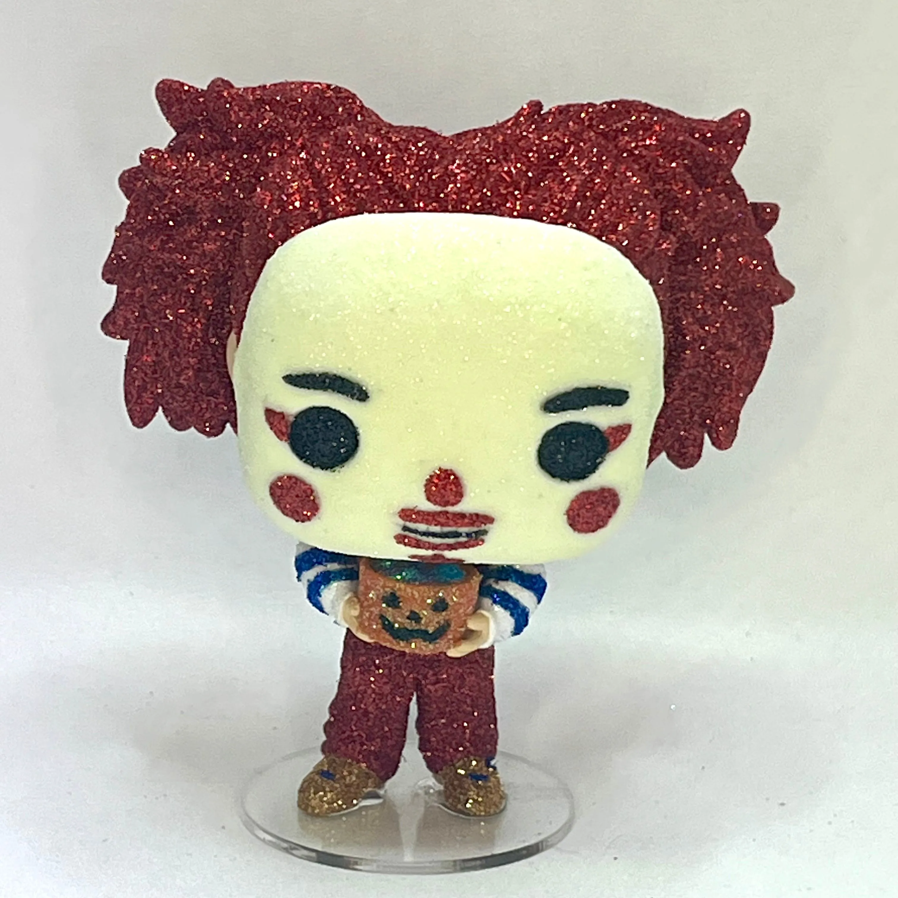 CUSTOM Funko Pop Chuckles 1244 *DIAMOND GLITTER GLOW CHASE - Main Image