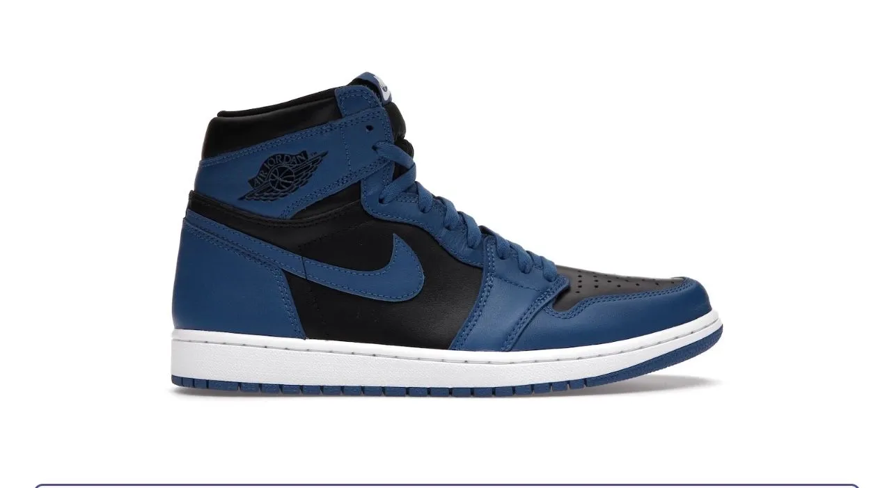 Product image for Jordan 1 High Marina Blue sz 9 Pre-loved