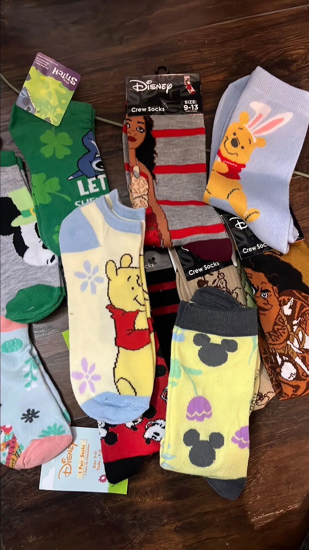 Product image for You deserve a pair of  Disney socks- don't let your feet be cold