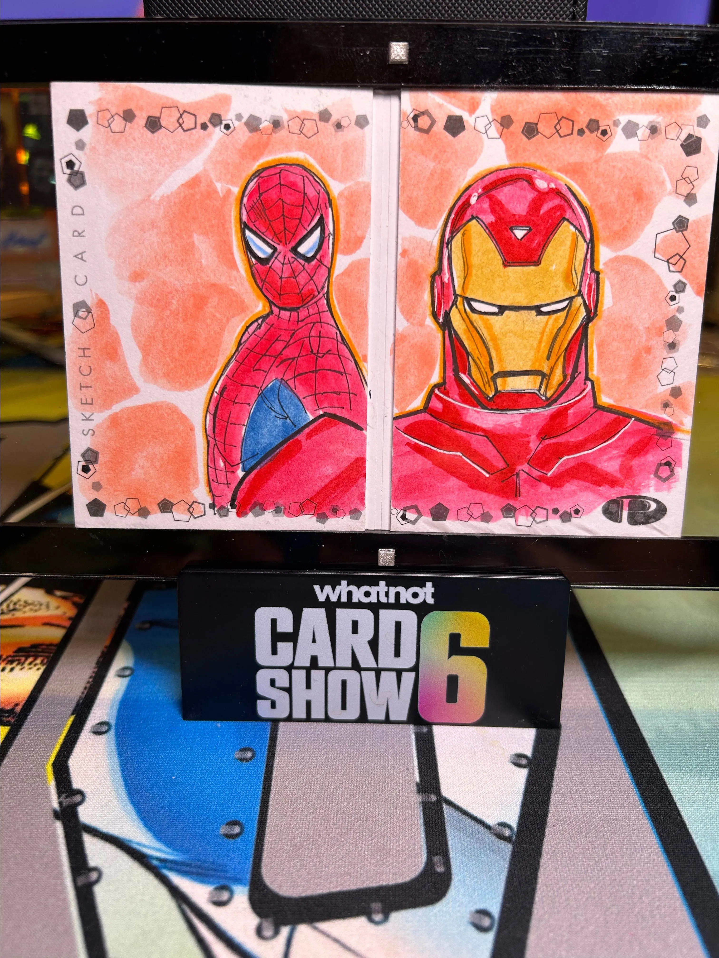 Product image for Ironman & Spiderman Sketch
