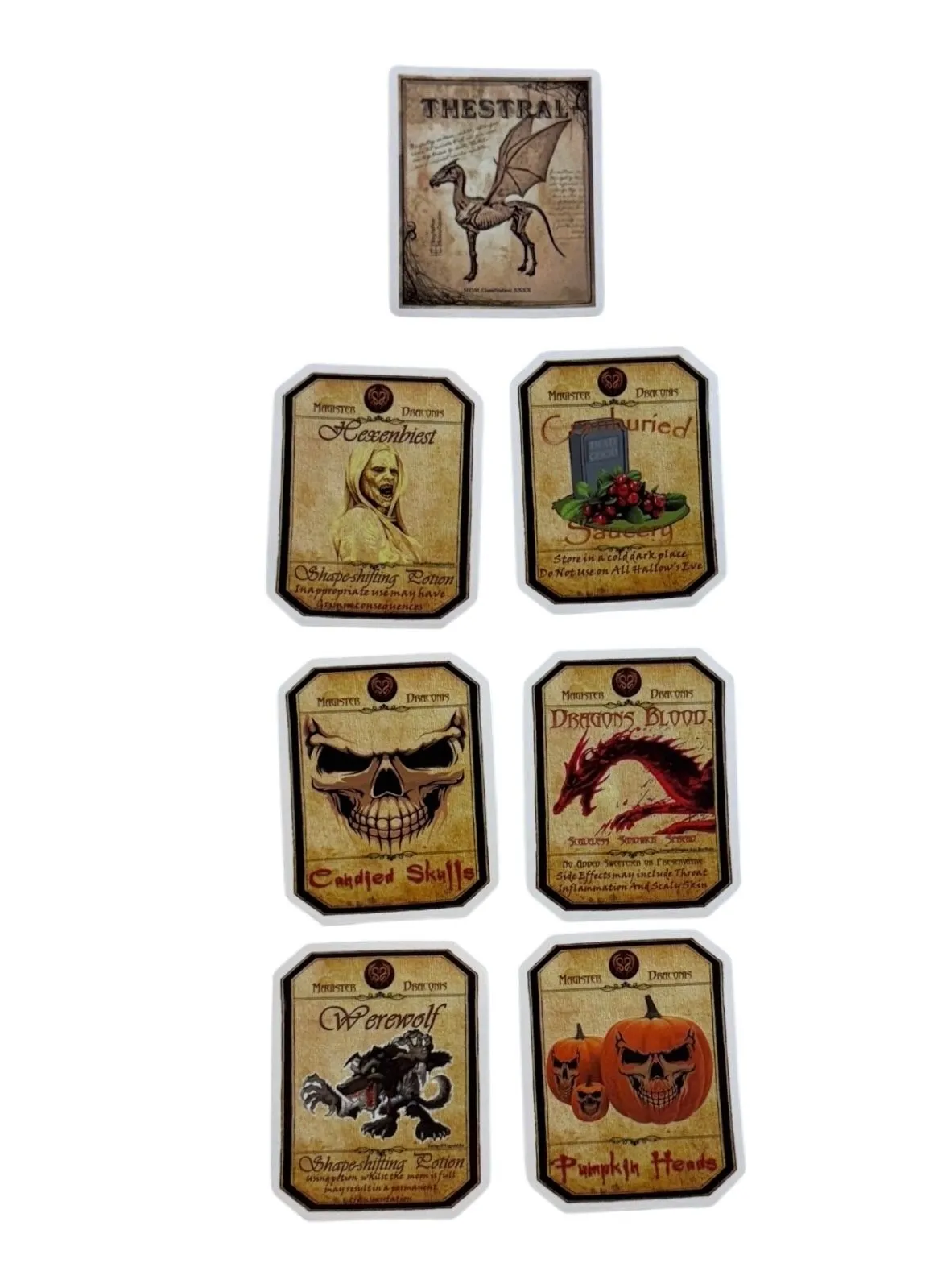 Product image for 7 ct.  The Stickers of the Dragon World * Magister Draconis