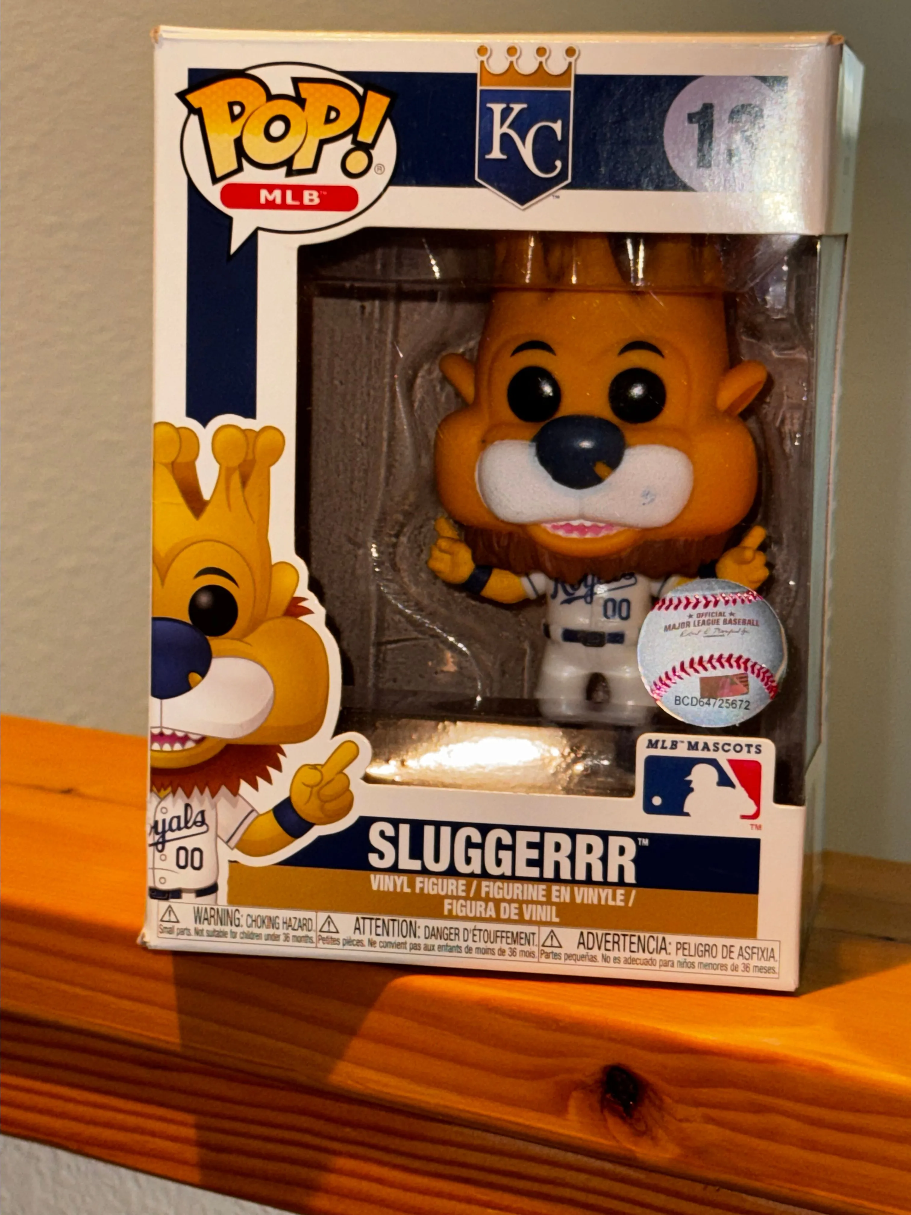 Product image for MLB Kansas City Royals Sluggerrrr Funko Pop! Vinyl