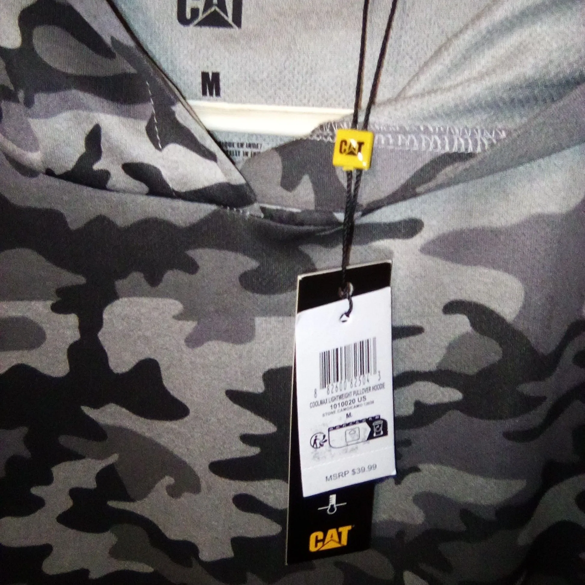 Product image for Men's CAT Catapilliar Hoodie NWT Size Large