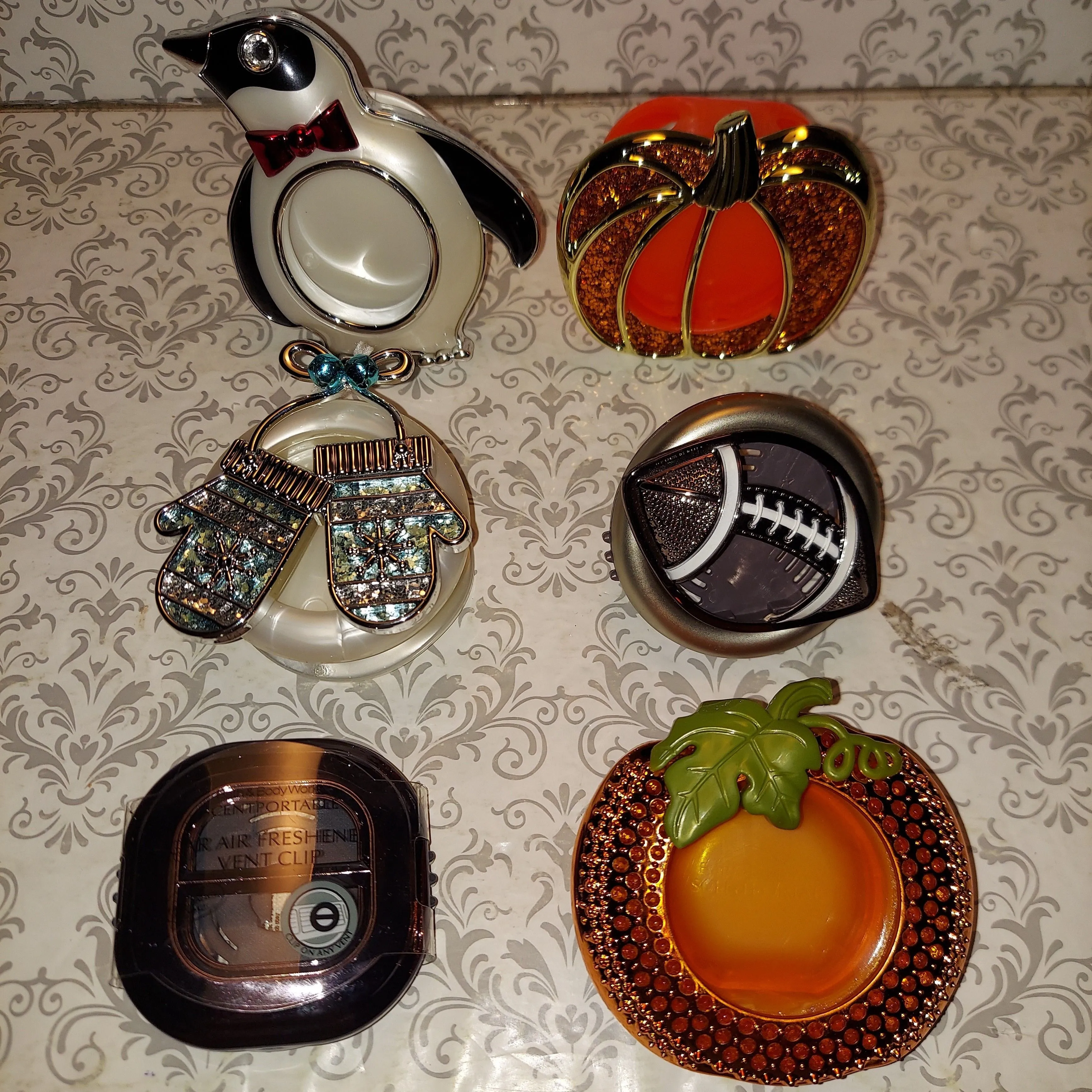 Product image for Bath & Body Works Lot of Six Scentportable Car Freshener Visor And Vent Clips