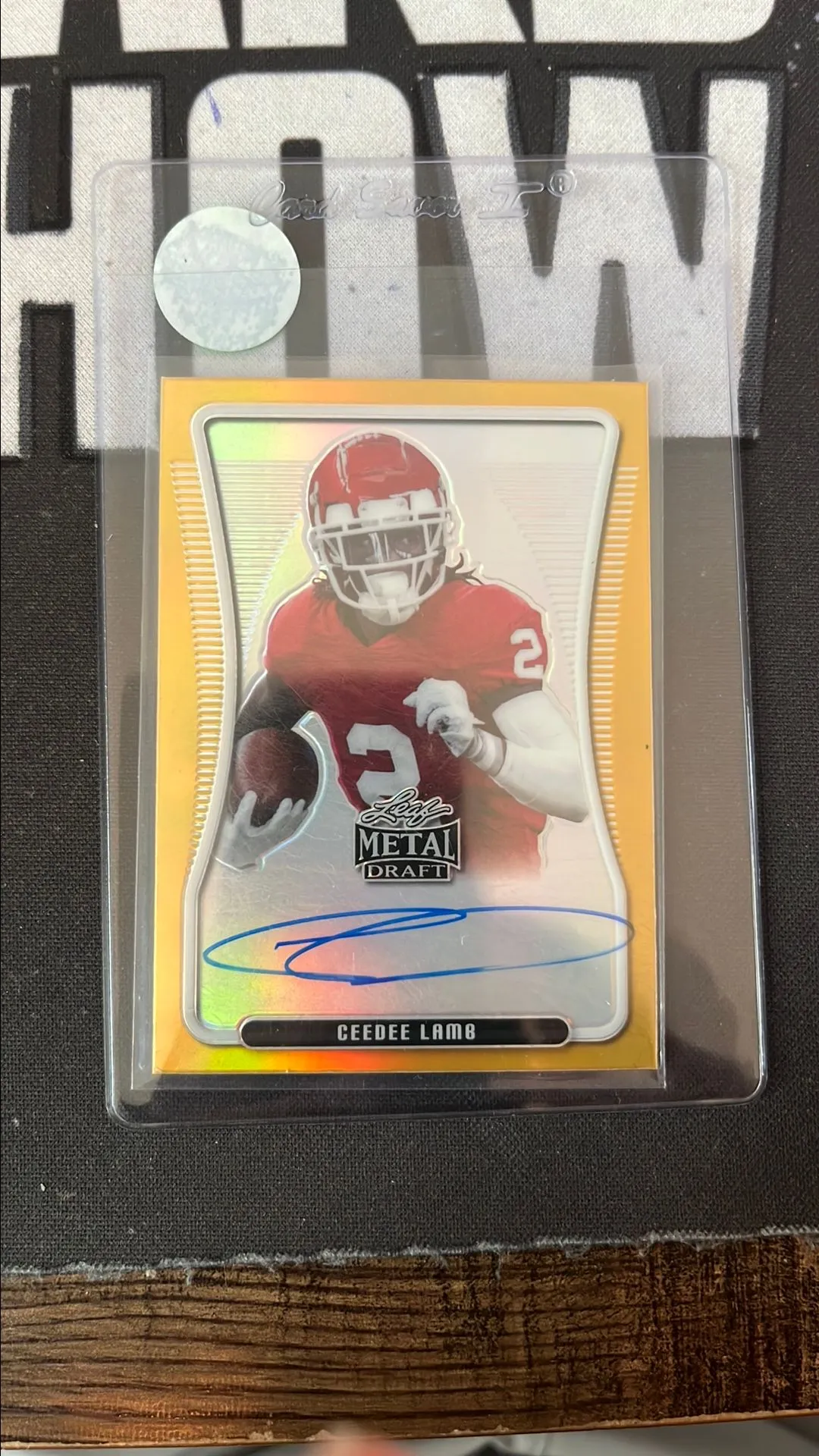 Product image for 2020 LEAF Metal Draft CEEDEE Lamb rookie auto 1/1