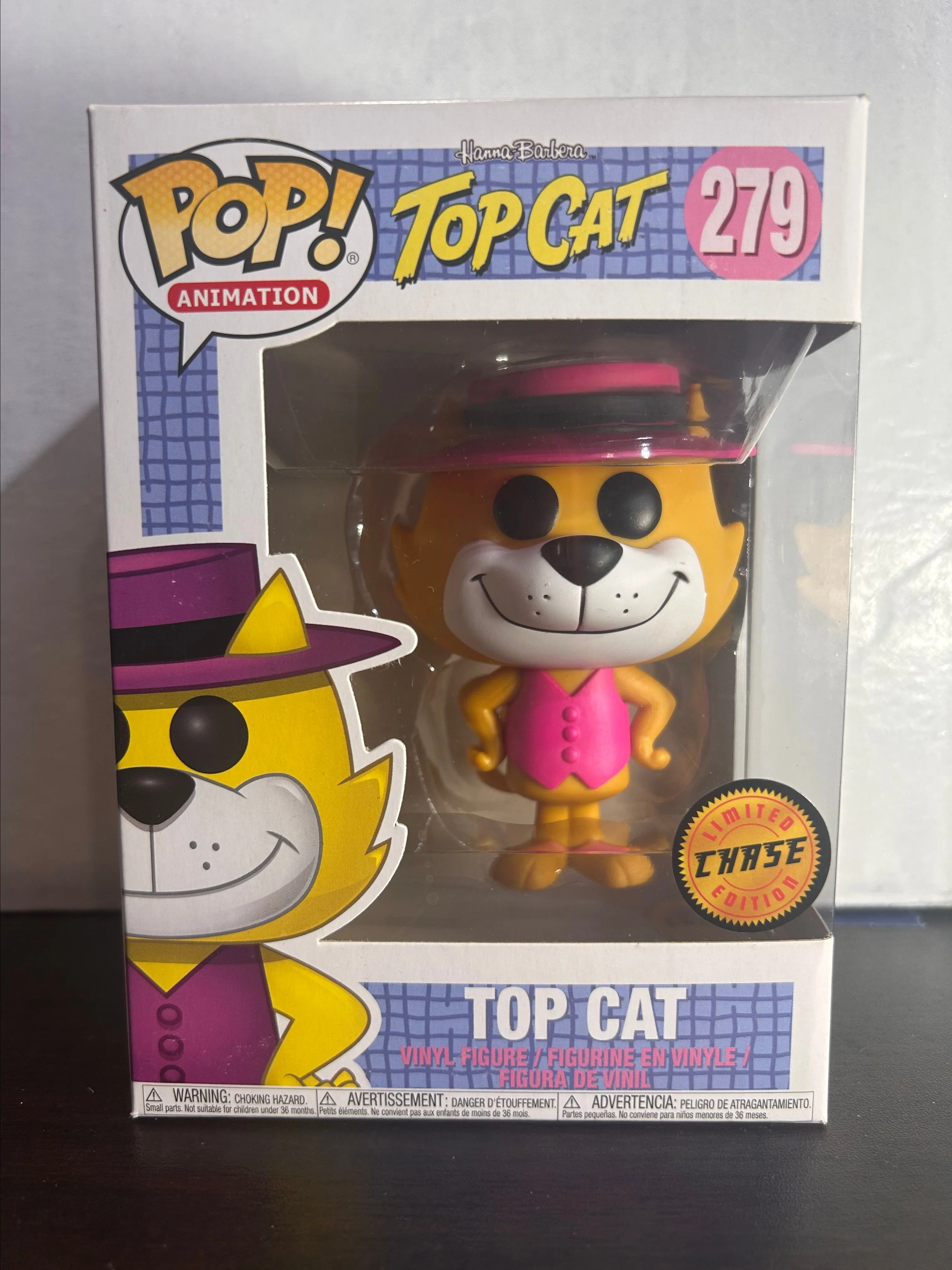 Product image for Top Cat LE CHASE Animation Funko Pop 279 With Protector