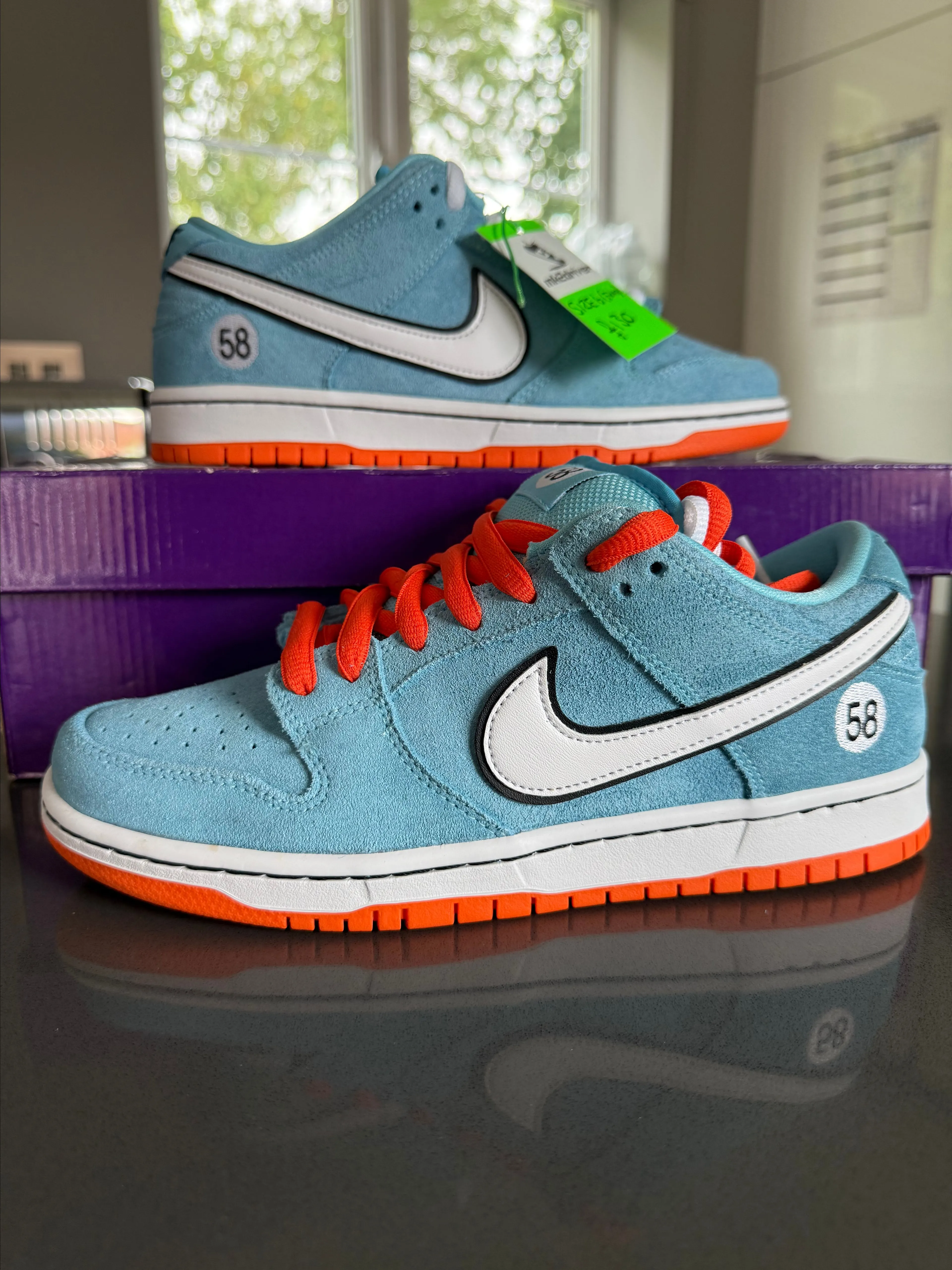 Product image for USED - Nike SB Dunk Low Gulf Club 58 - UK 6 EU 40