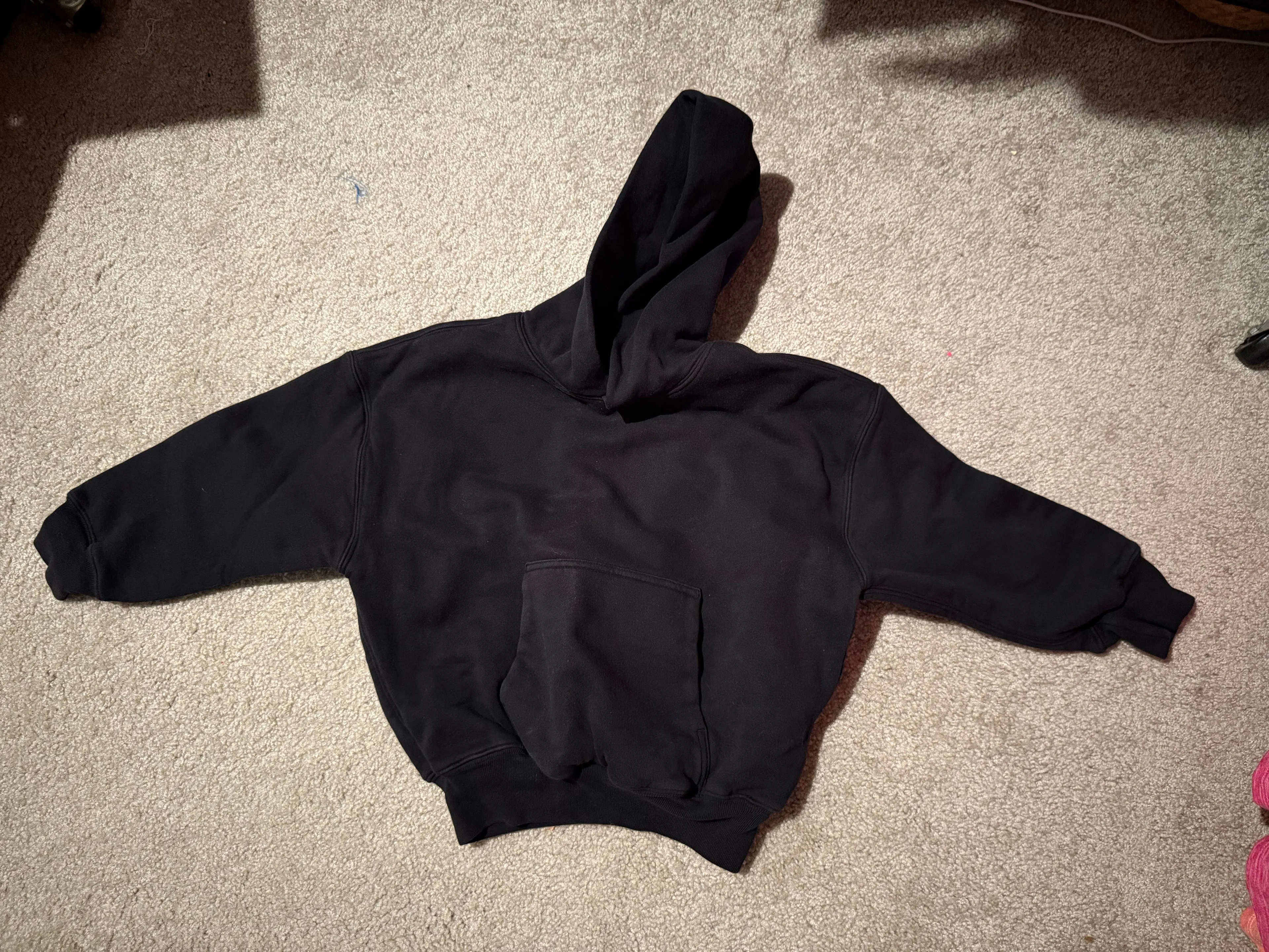 Product image for Yeezy Gap Kids Small 6/7 Black Hoodie