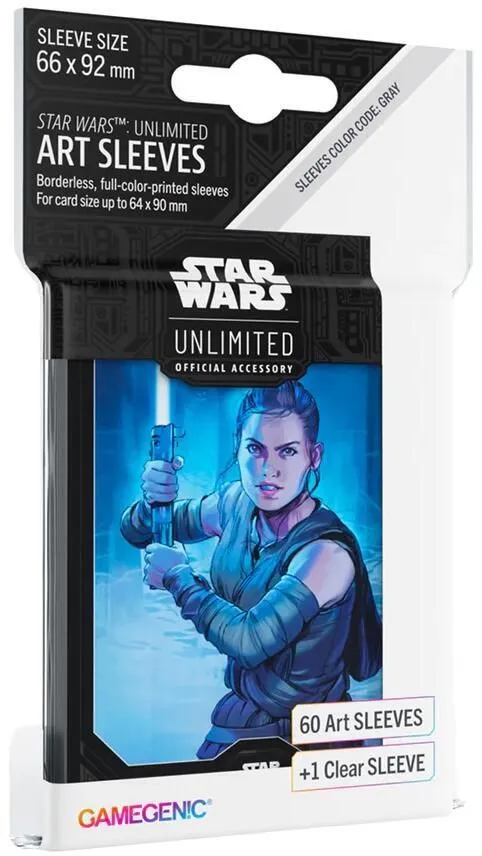 Product image for 30Q. 1x Star Wars: Unlimited Art Sleeves - Rey