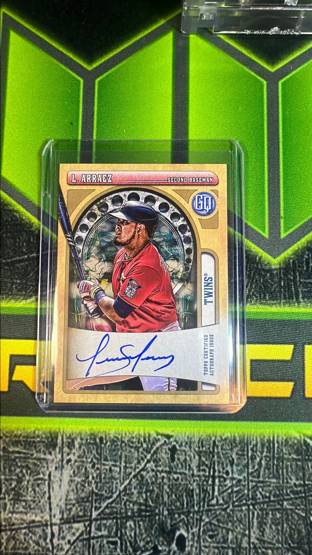 Product image for 2021 Topps Gypsy Queen Autographs Luis Arraez Minnesota Twins On Card Auto