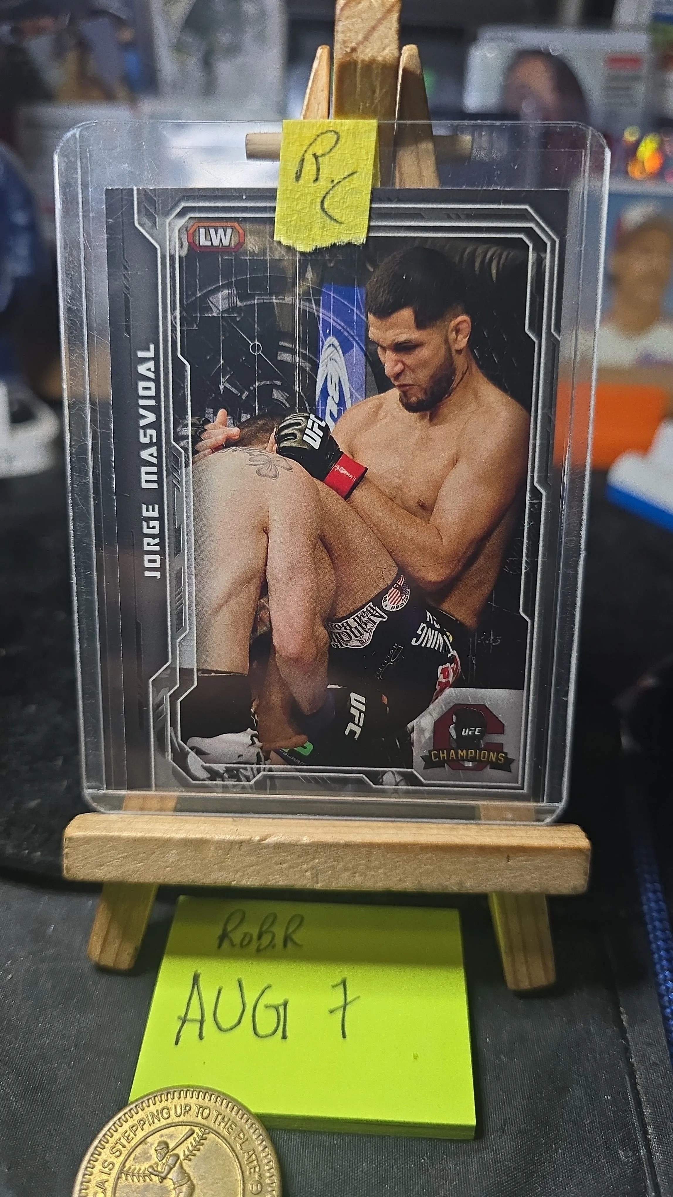 Product image for 2014 topps UFC champions JORGE MASVIDAL RC