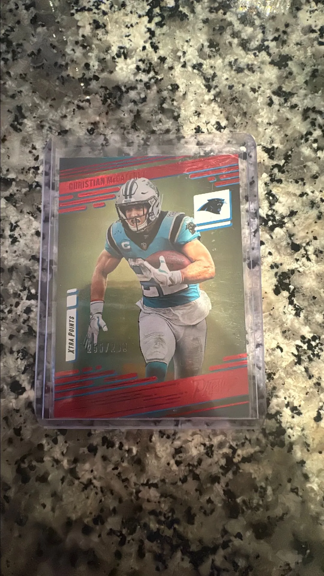 Product image for 2021 Prestige Red Christian McCaffery /299