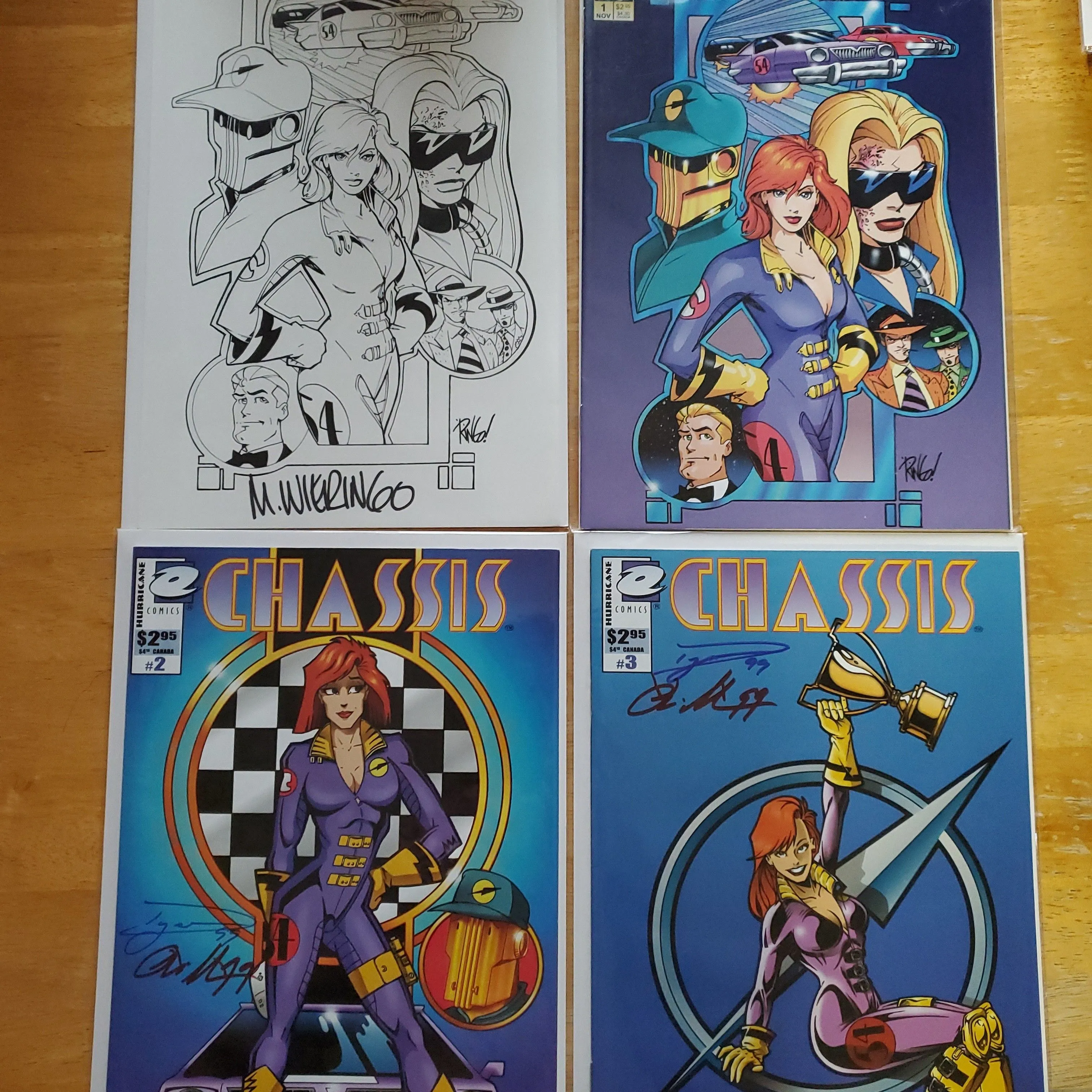 Product image for Chassis 1-3 COA, signed, w/print.