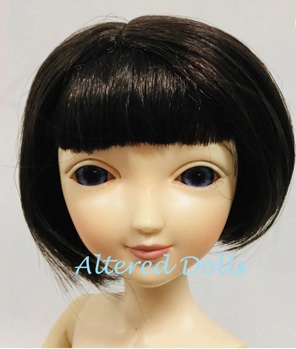 Product image for Dark Brown MSD size Ball Jointed Doll Wig