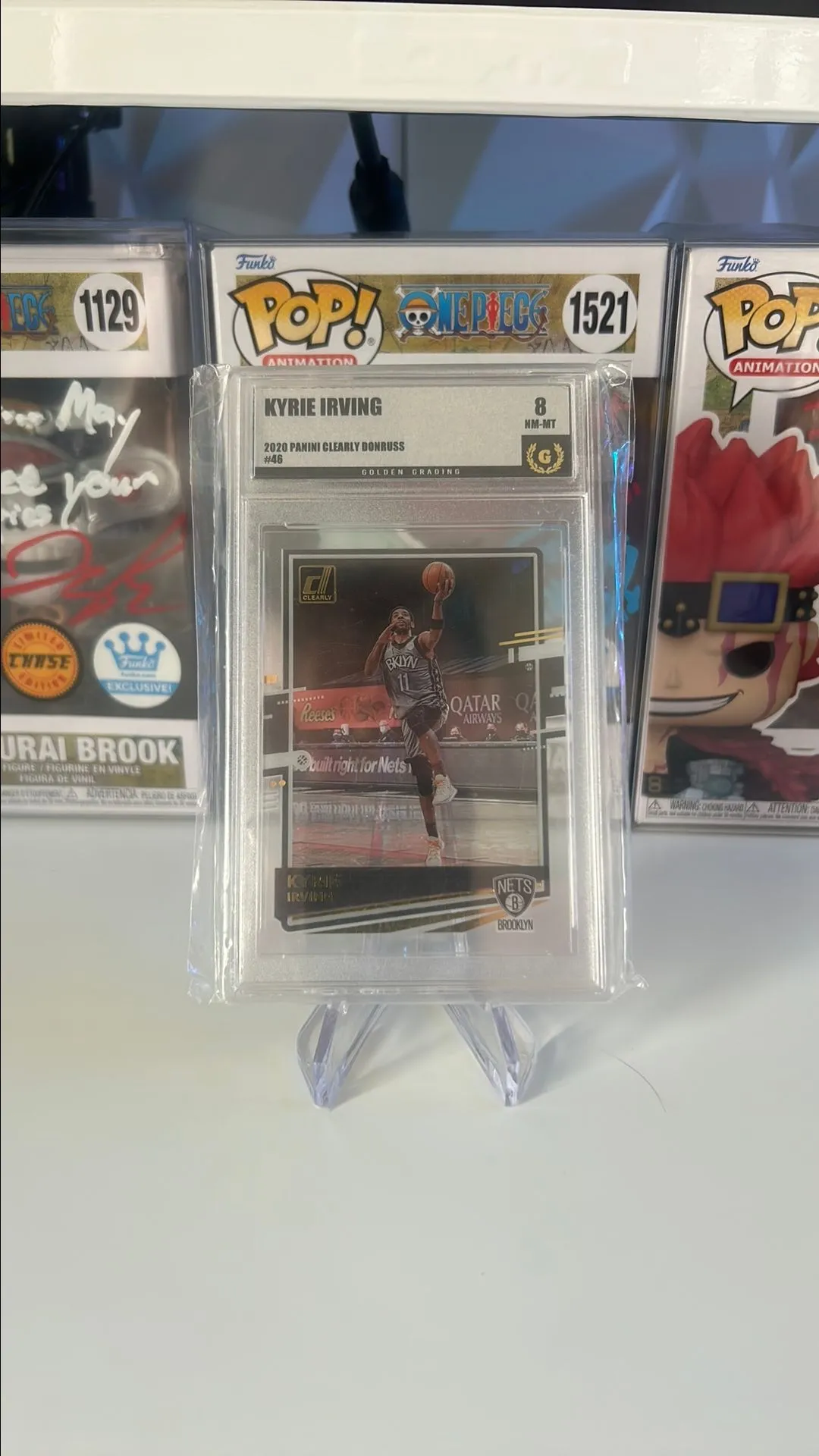 Product image for Kyrie Irving 2020 Panini Clearly Donruss