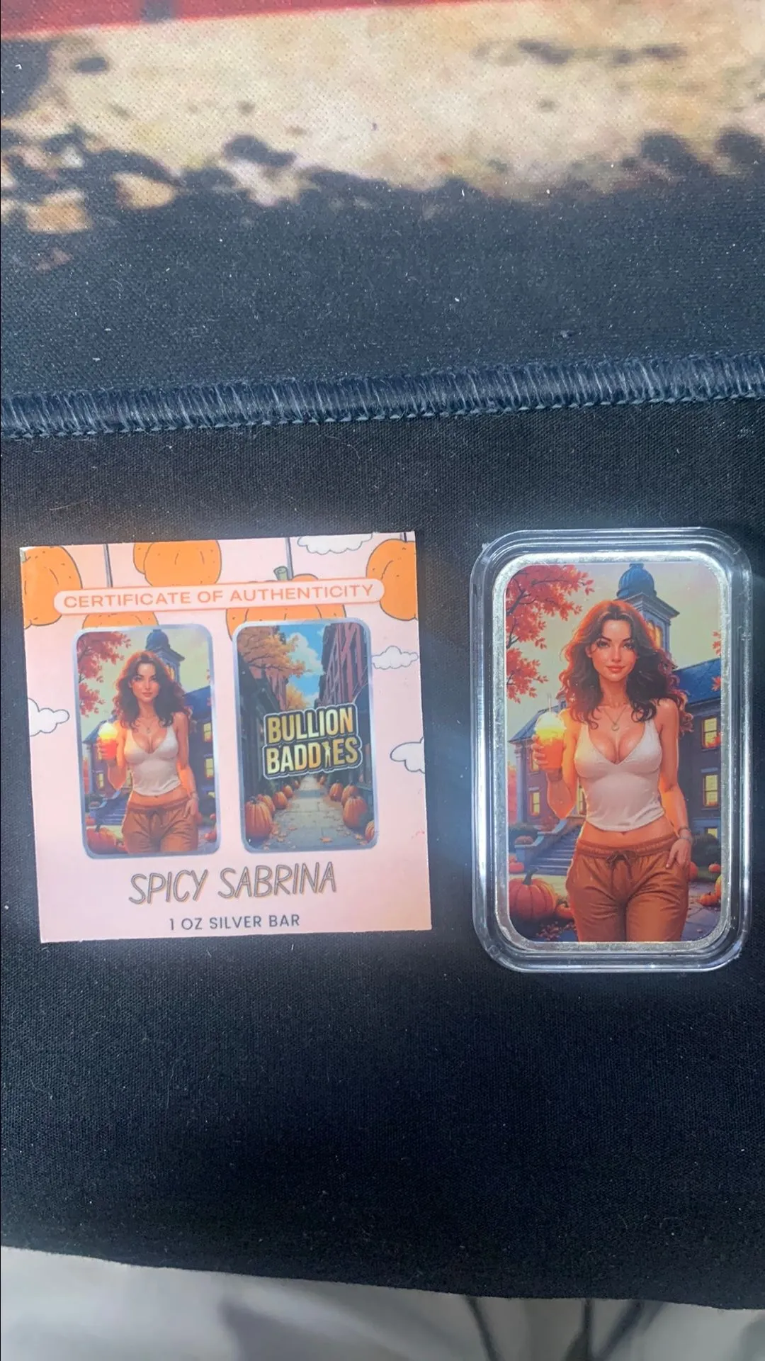 Product image for BULLION BADDIES Spicey Sabrina  .999 SILVER 1 OZ LIMITED TO 400