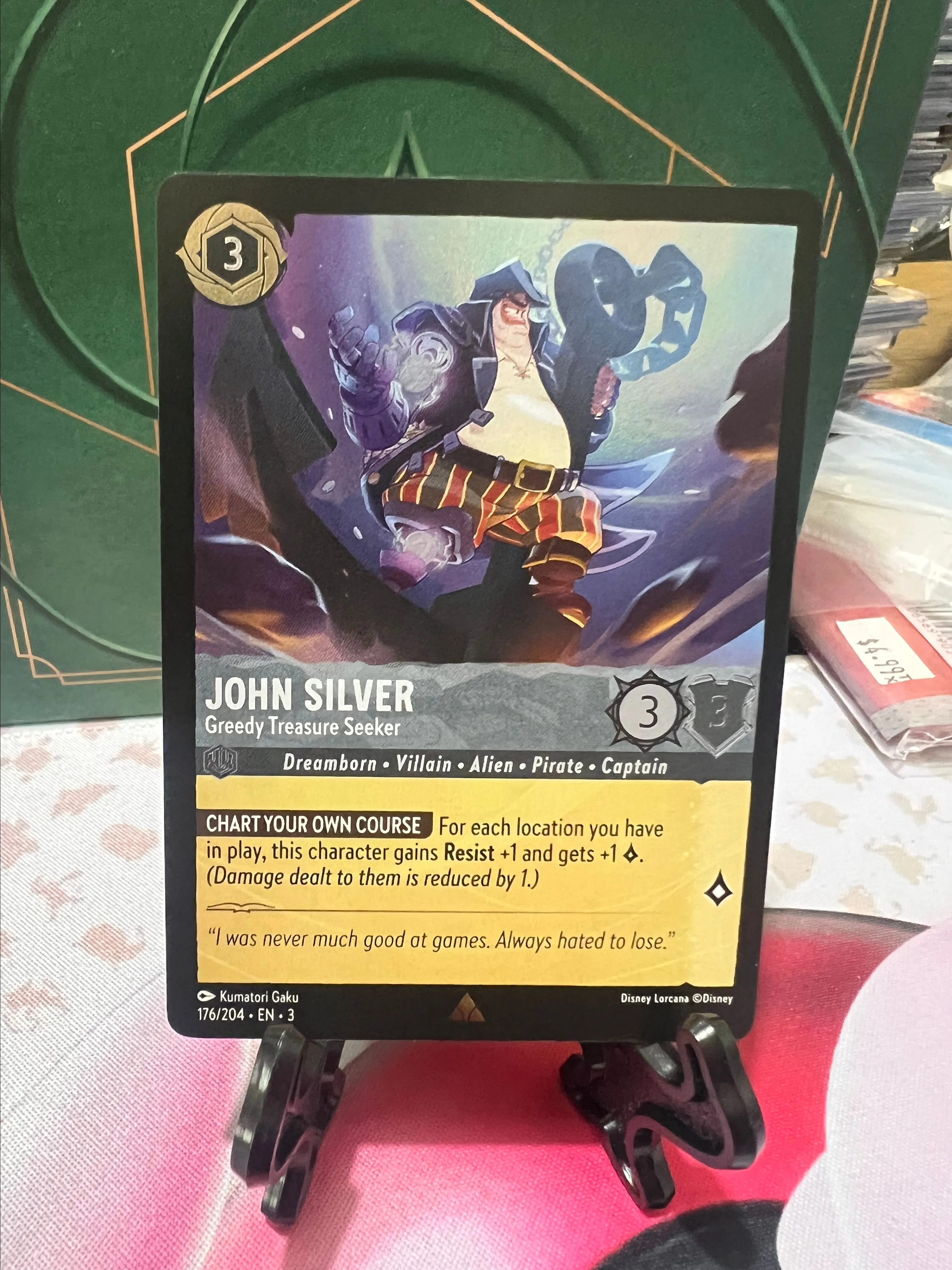 Product image for John Silver - Greedy Treasure Seeker - Into the Inklands (3) Cold Foil