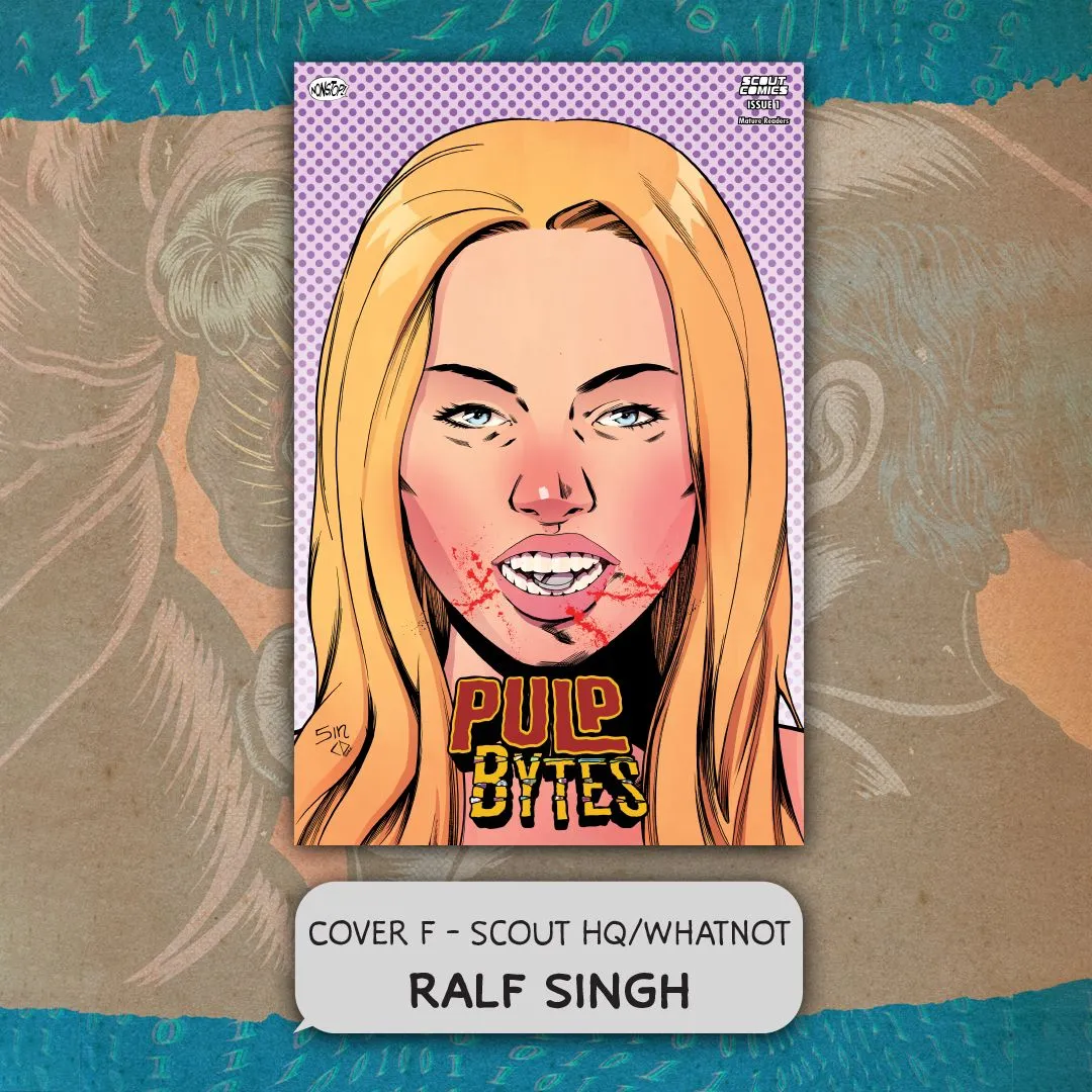 Product image for Pulp Bytes #1 (Scout Comics) - Webstore/Whatnot Variant Cover (Singh)