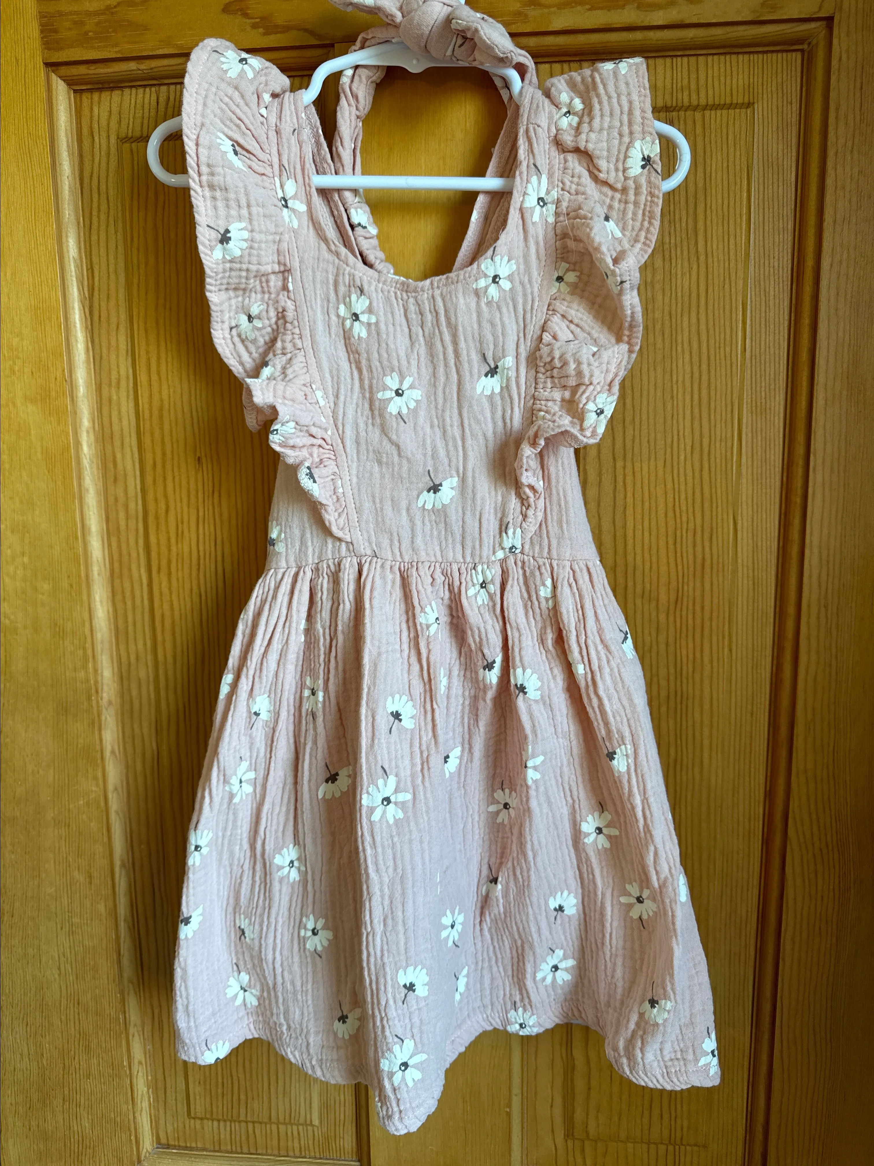 Product image for 19 Rachel Zoe pink dress with white flowers +headband