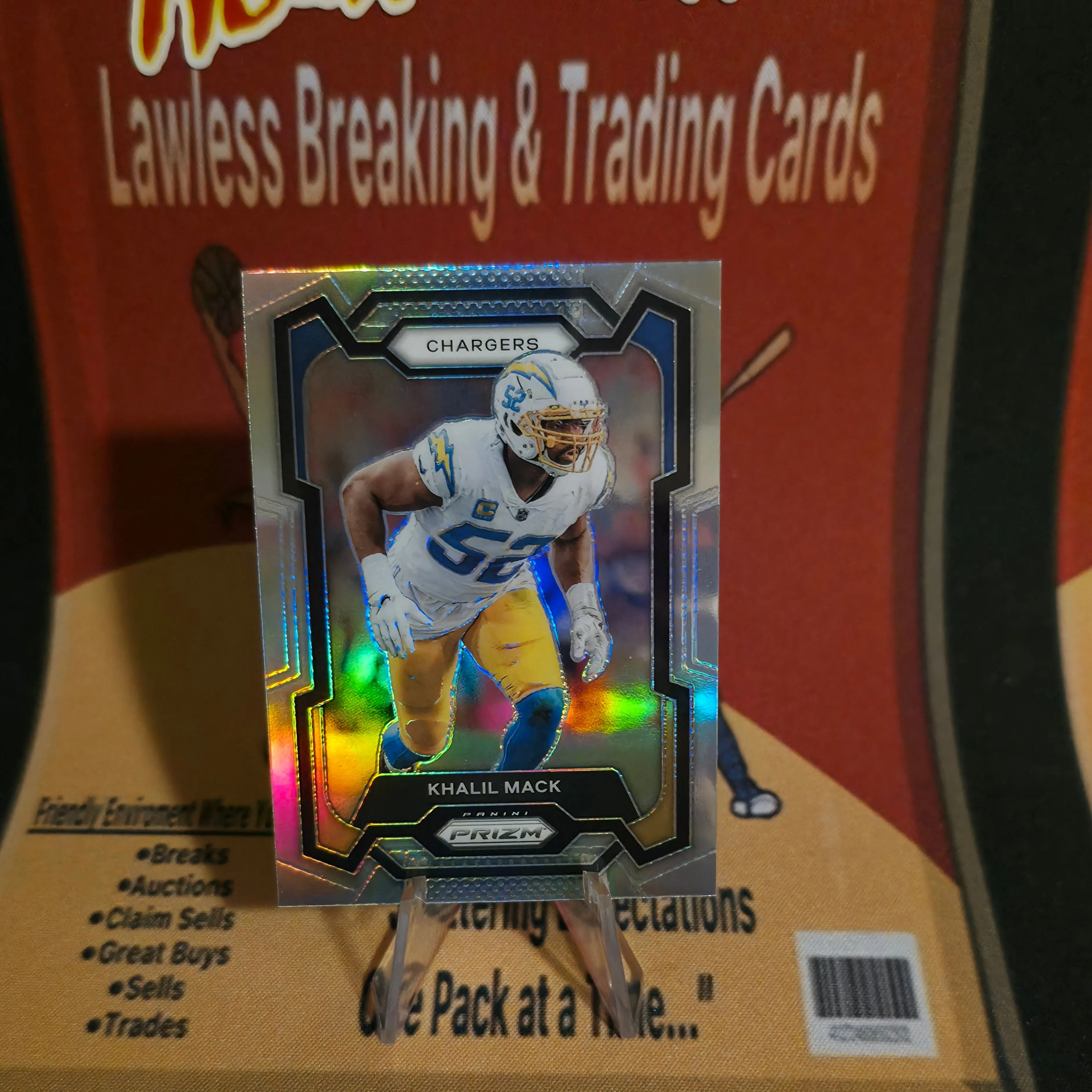 Product image for Khalil Mack SILVER PRIZM HOLO 