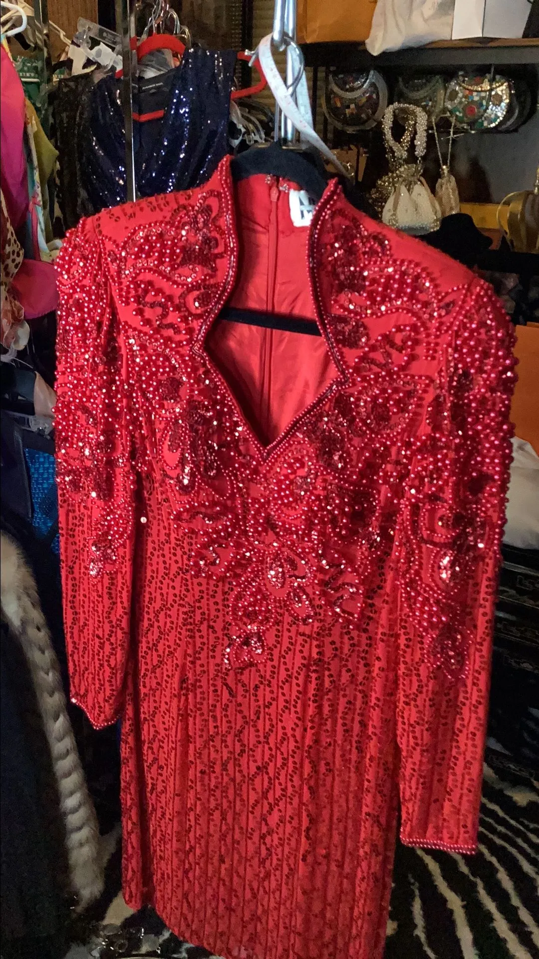Product image for Red bead dress