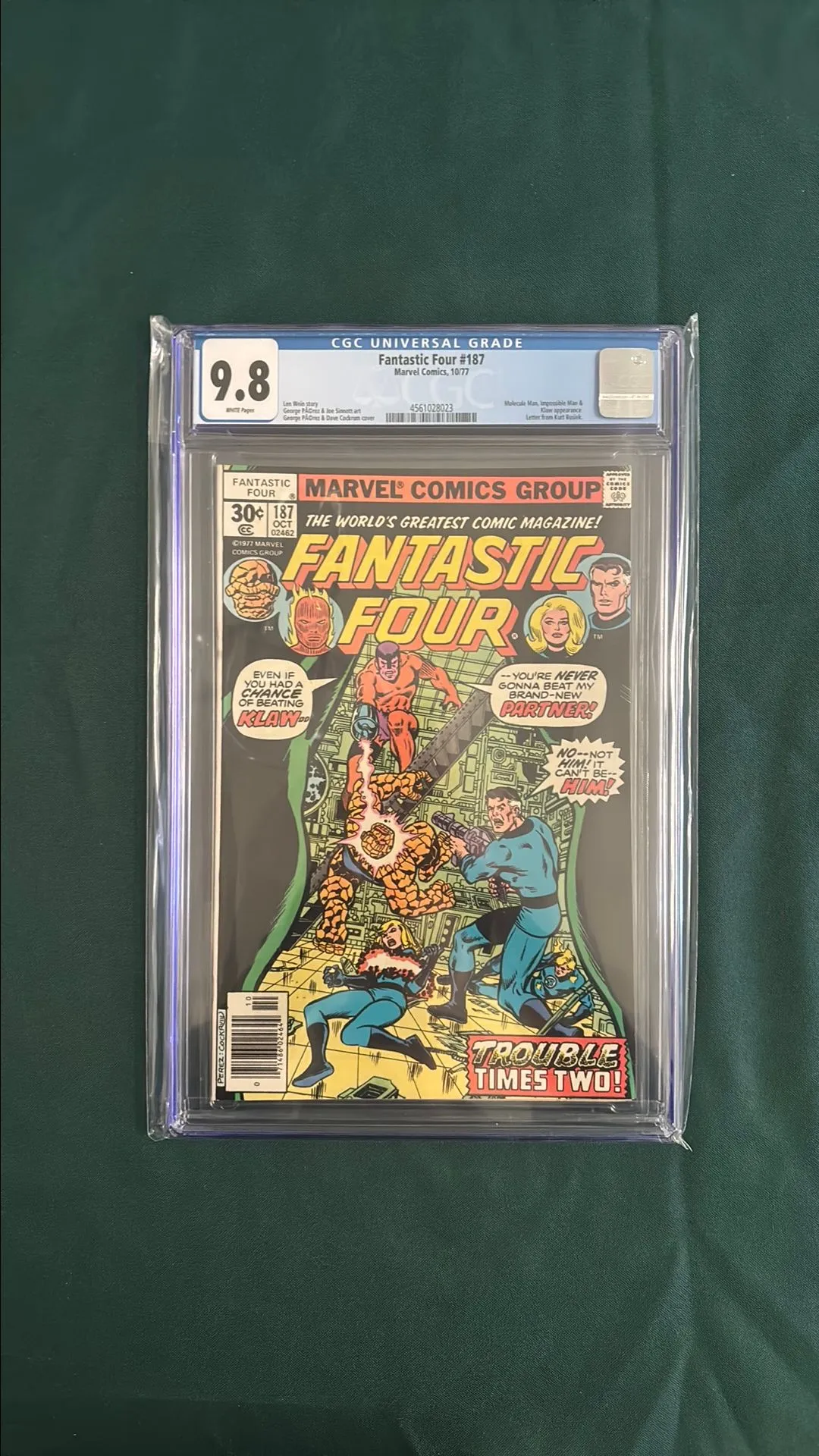 Product image for Fantastic Four #187 CGC 9.8