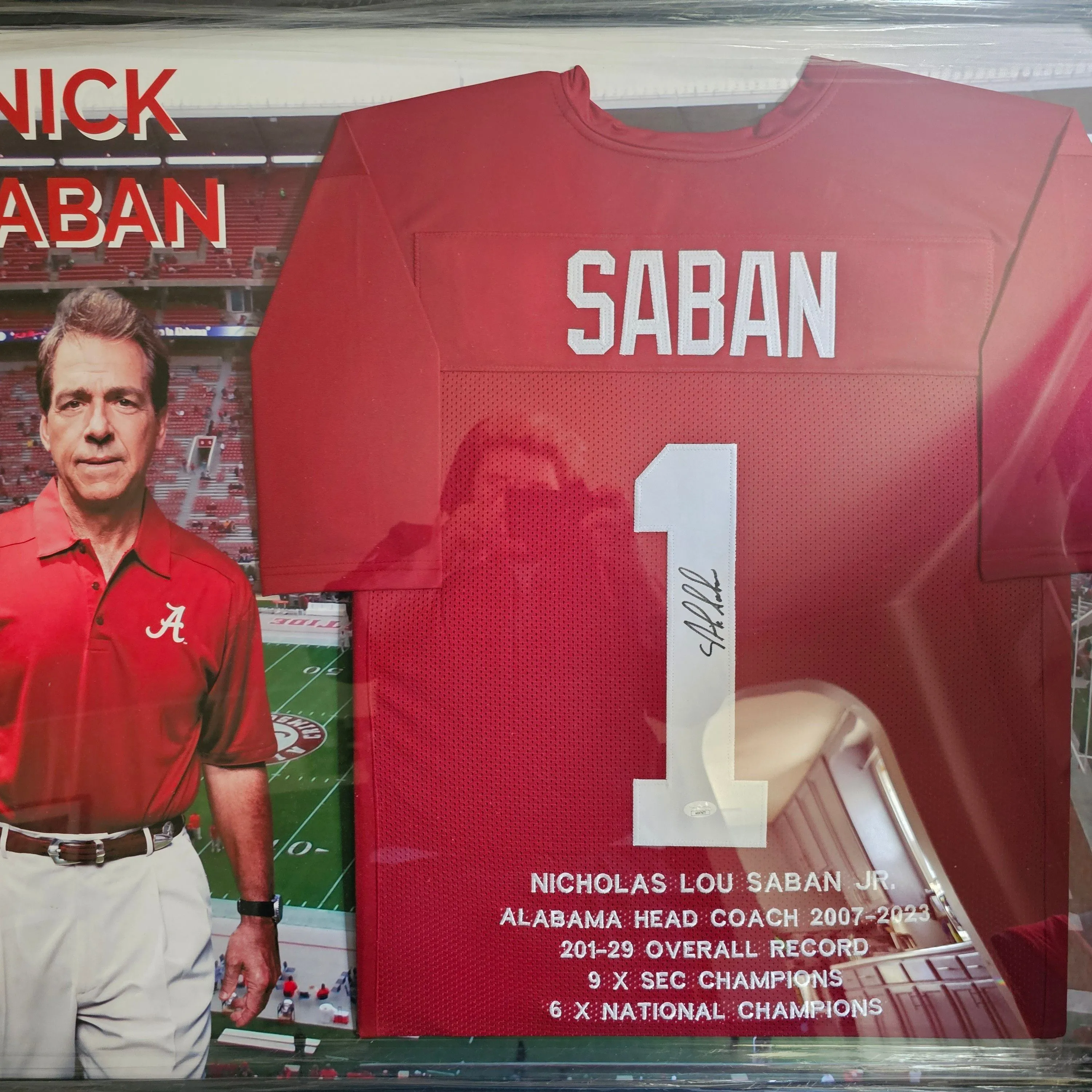 Product image for Nick Saban auto