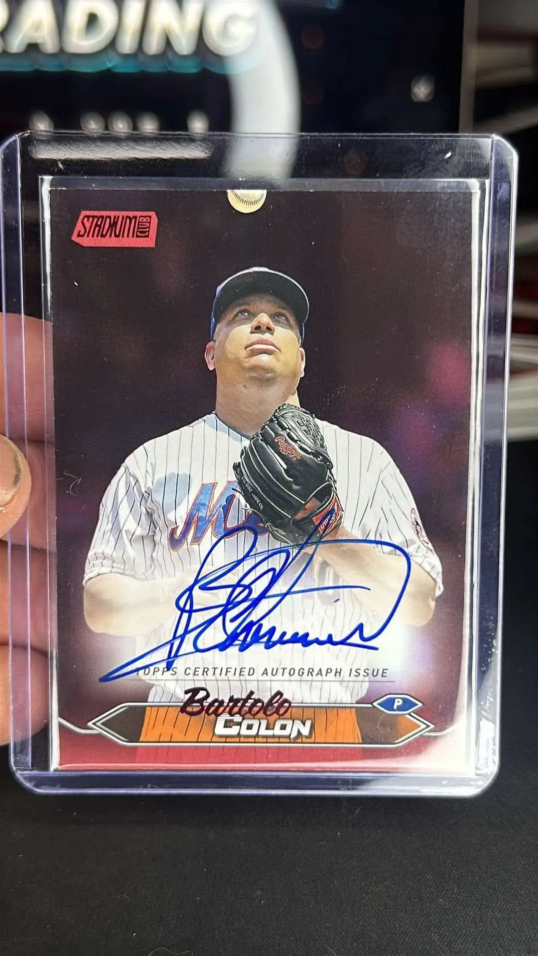 Product image for Bartolo Colon On Card Auto 47/50