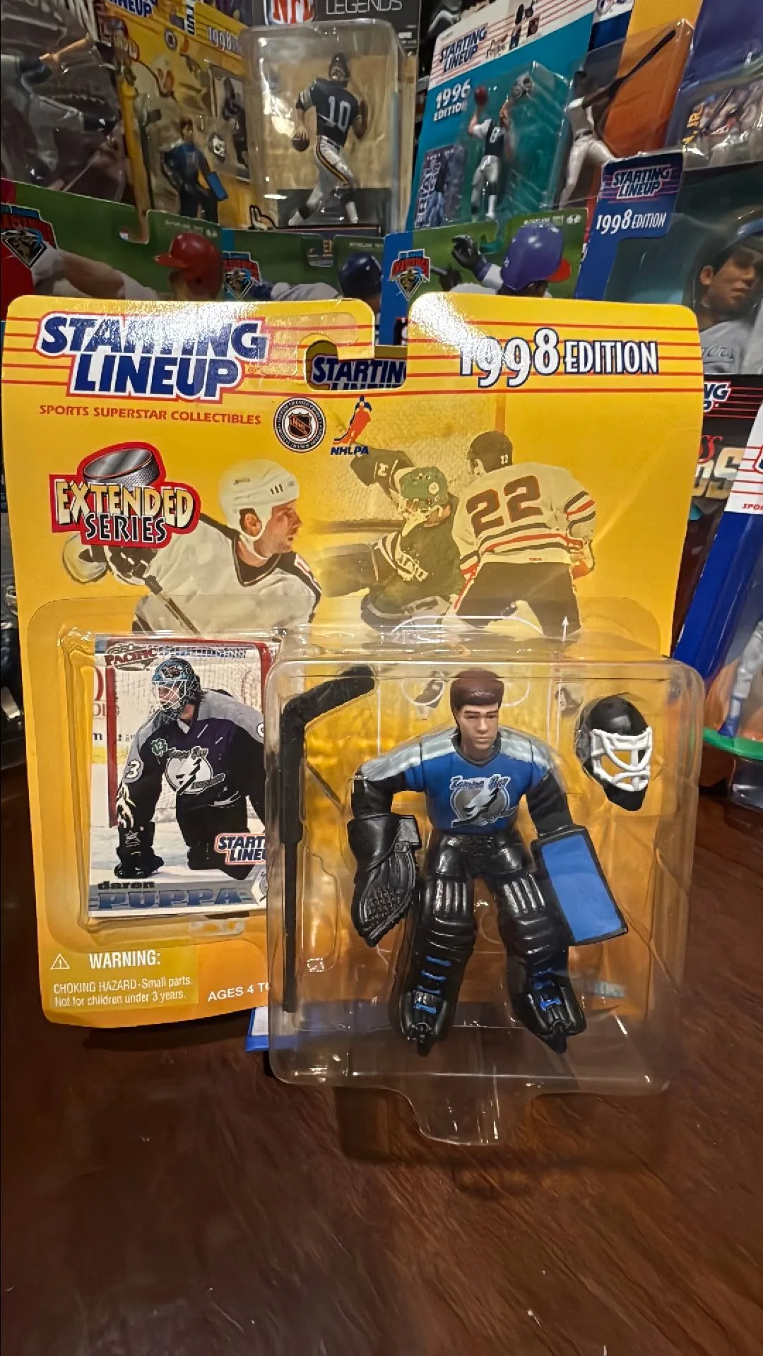 Product image for Starting Lineup 1998 Edition Extended Series Daren Puppa Tampa Bay Lightning