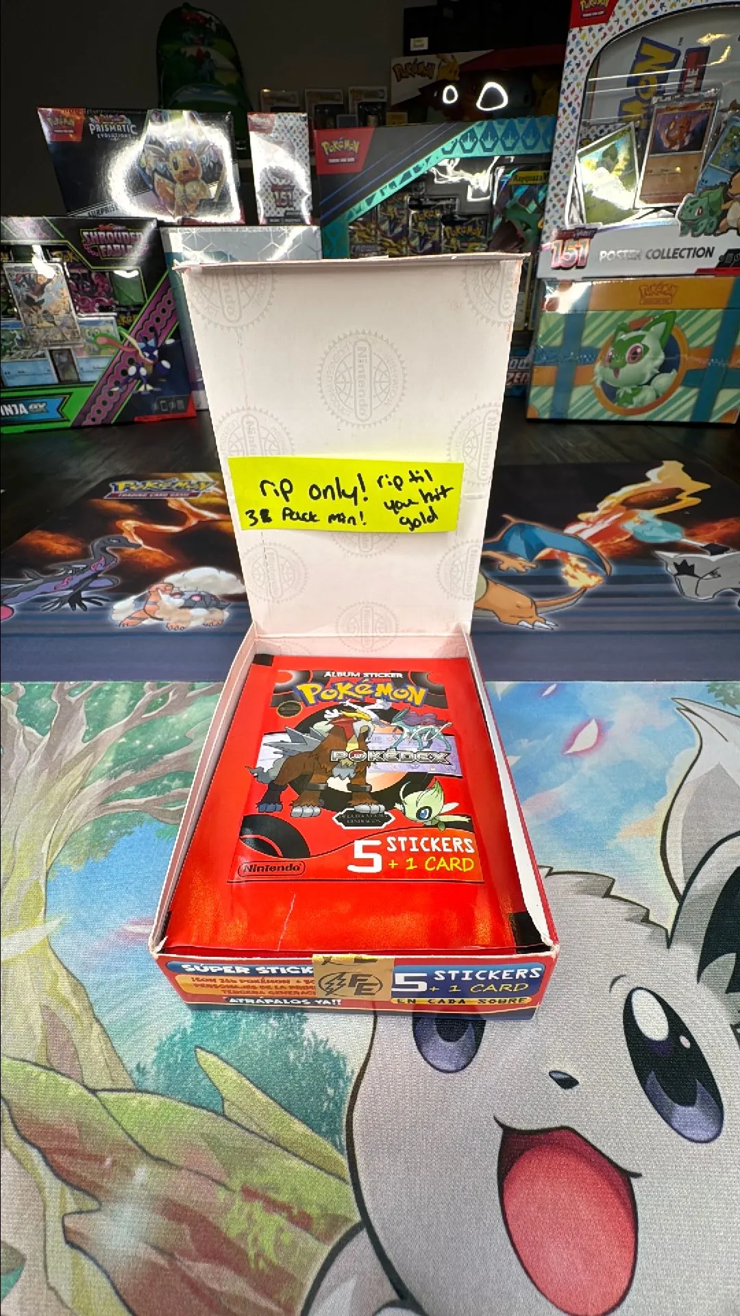 Product image for Pokédex Red Rip til You Hit (3 Pack minimum)