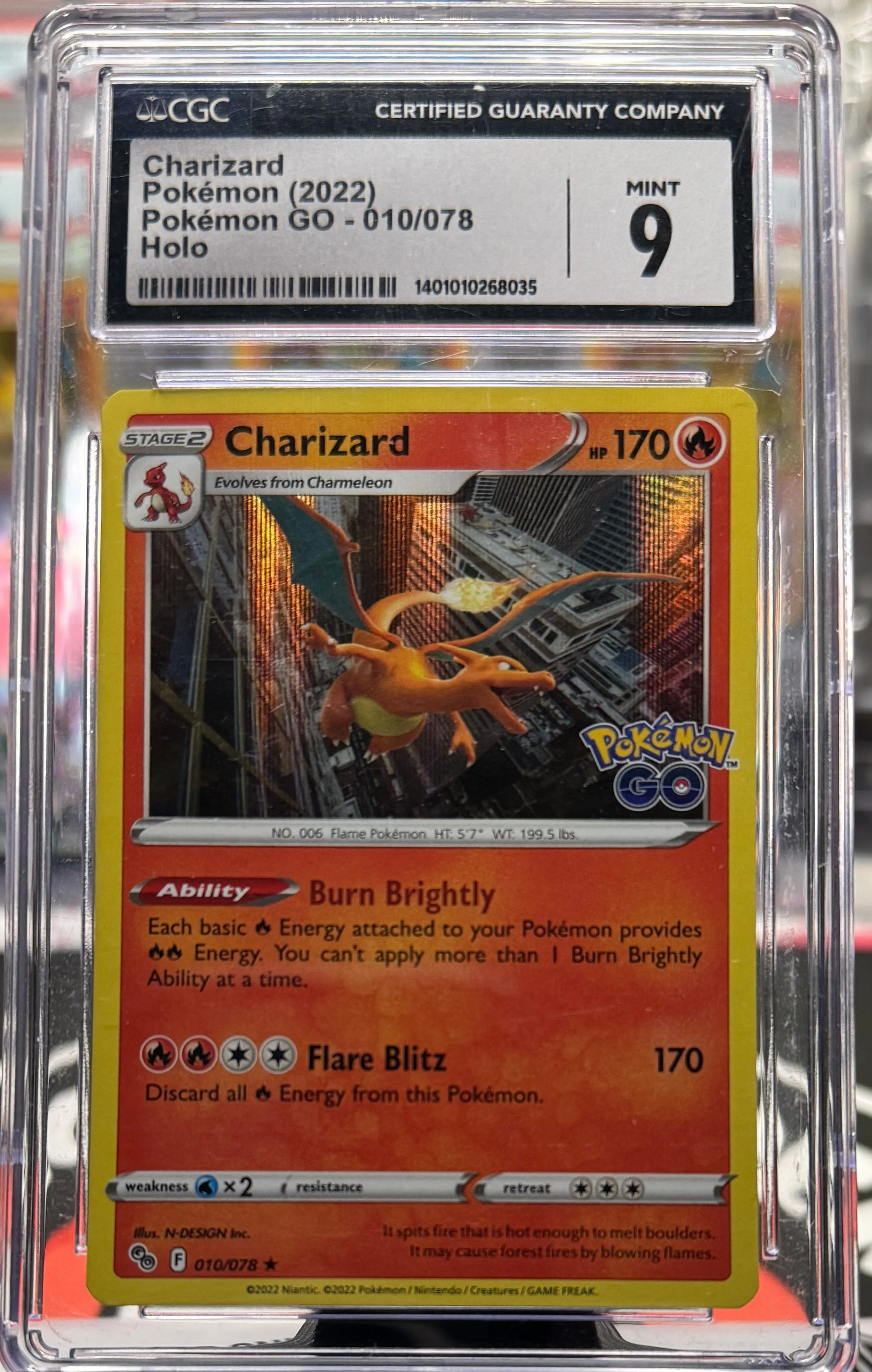 charizard pokemon go card holo Radiant Charizard