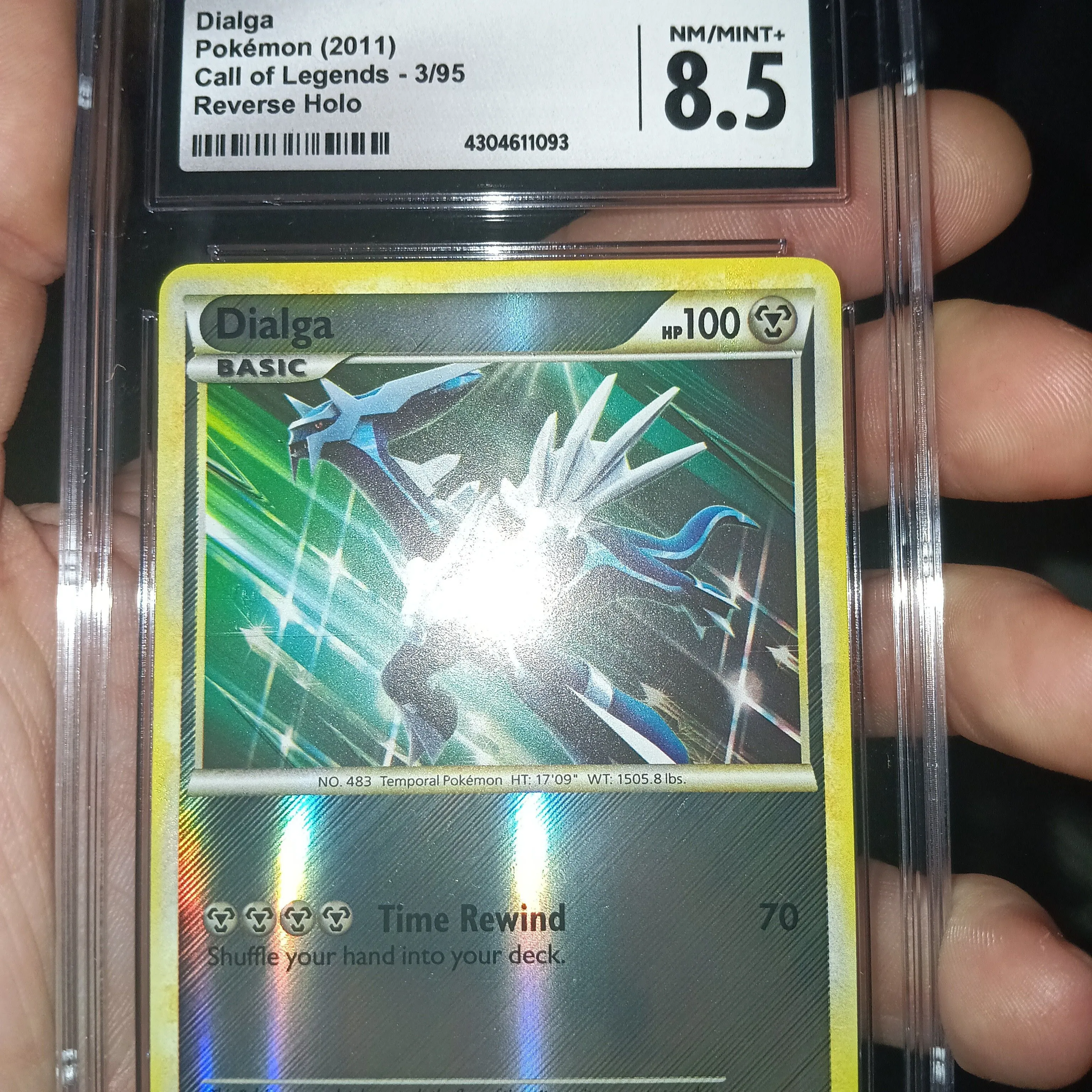 Product image for 2011 Call of Legends Dialga Reverse Holo CGC 8.5
