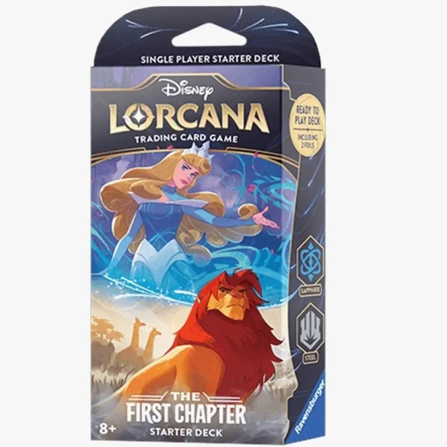 Product image for Disney Lorcana: The First Chapter Starter Deck (Sapphire & Steel) - The First Chapter